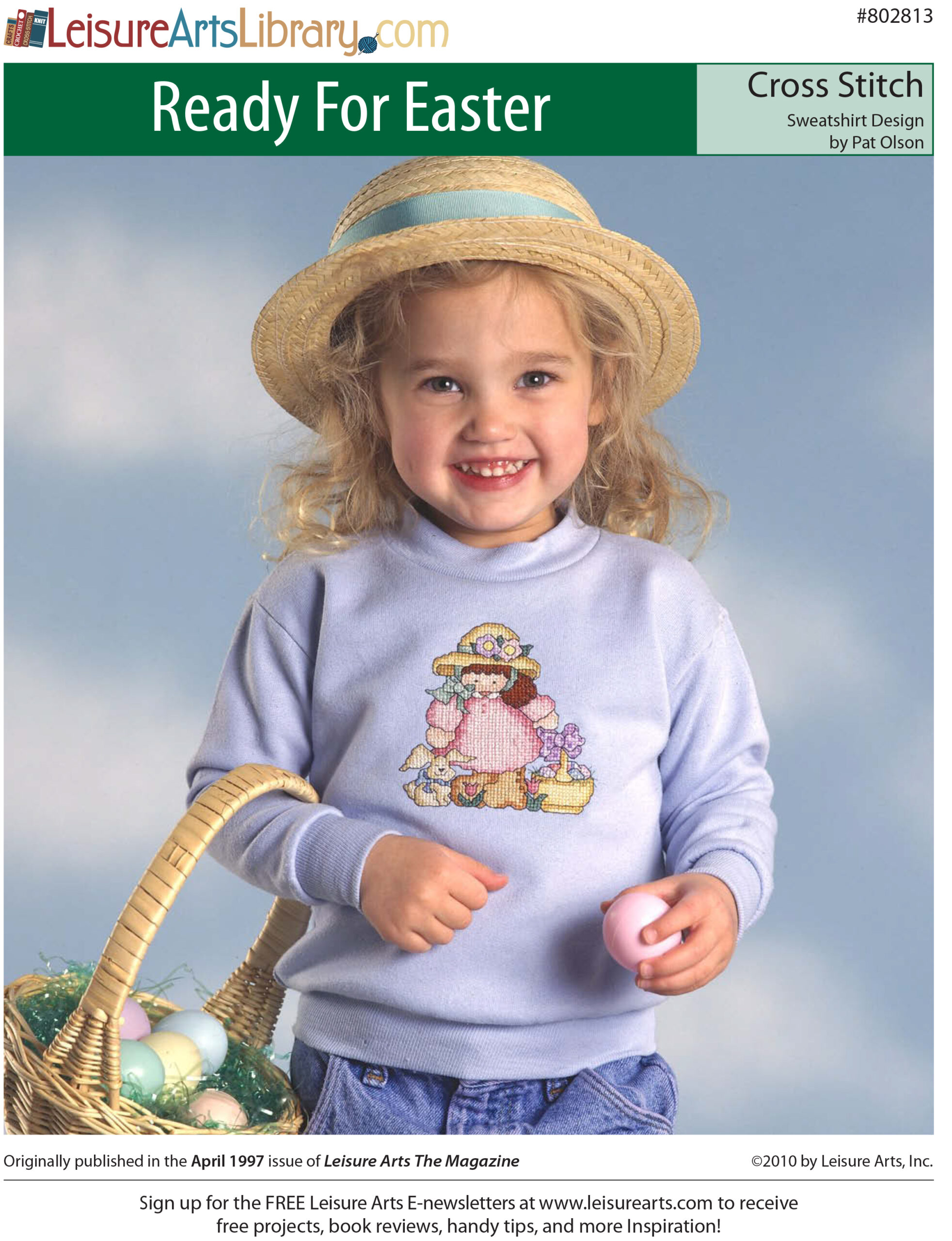 Leisure Arts Ready For Easter Cross Stitch ePattern