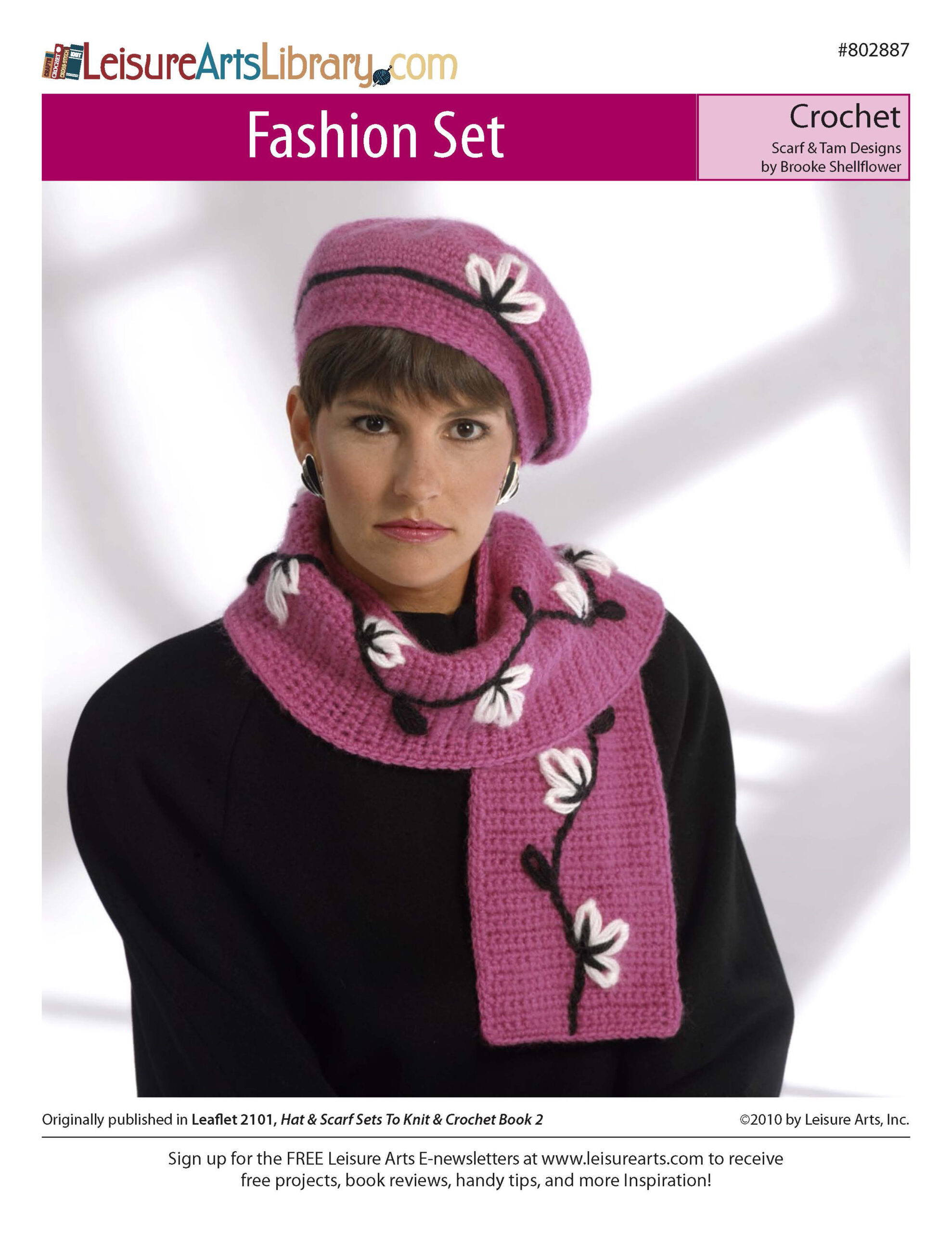 Leisure Arts Hat Scarf Sets Fashion Set Crochet ePattern