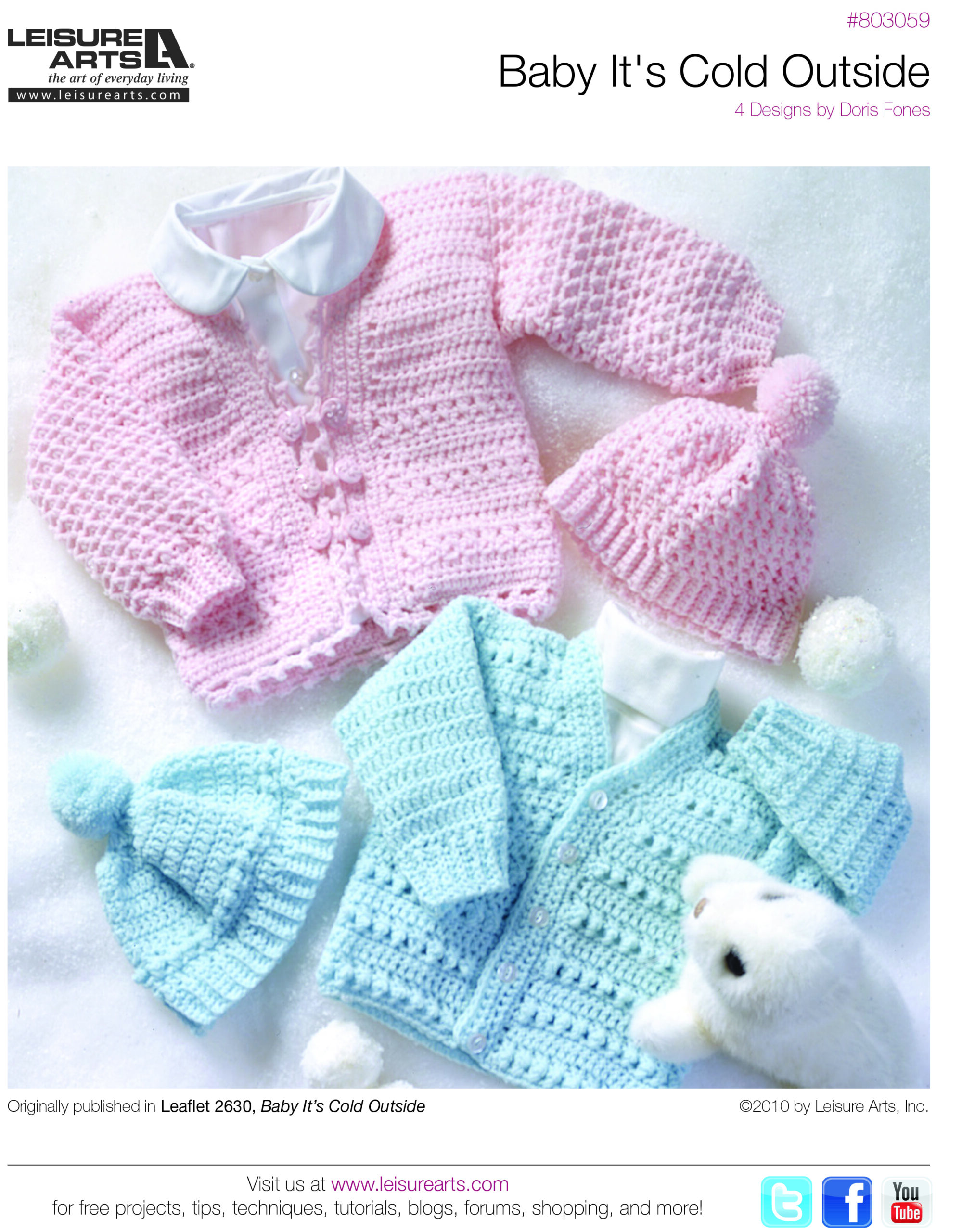Leisure Arts Baby Its Cold Outside Crochet ePattern