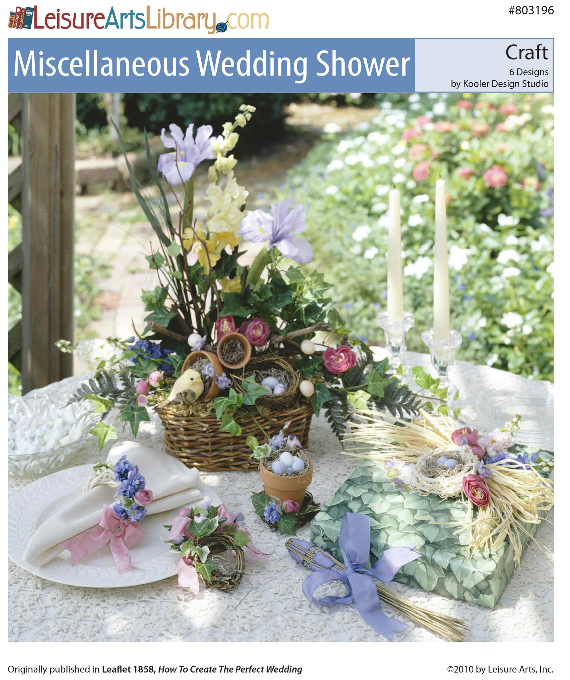 Leisure Arts Miscellaneous Wedding Shower Craft ePattern