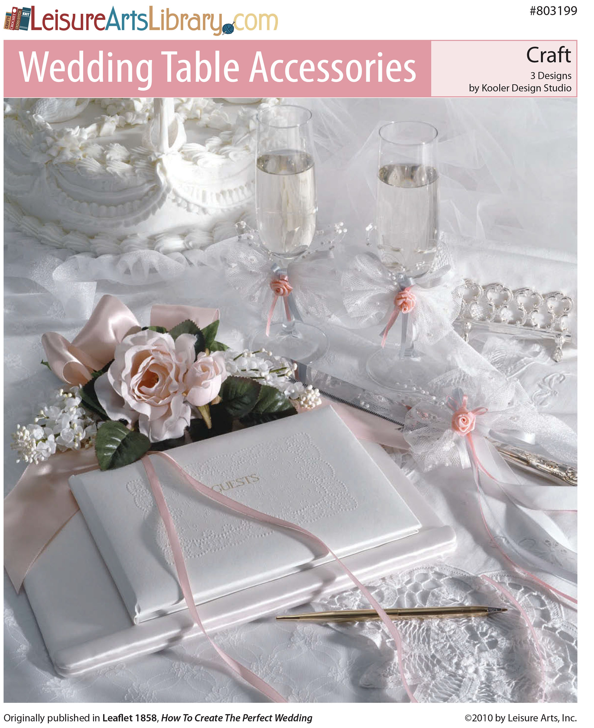 Leisure Arts Wedding Table Accessories Craft ePattern