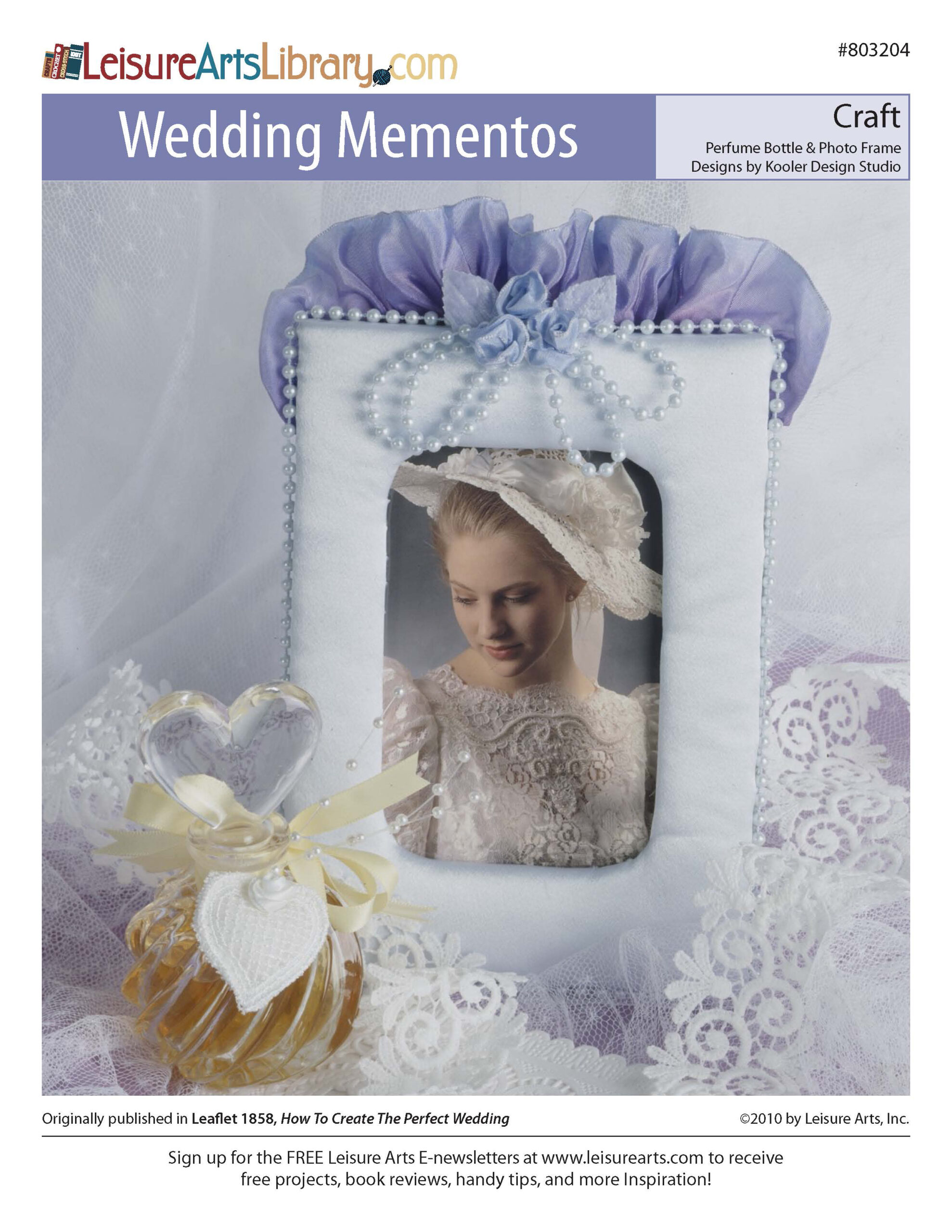 Leisure Arts Wedding Mementos Craft ePattern