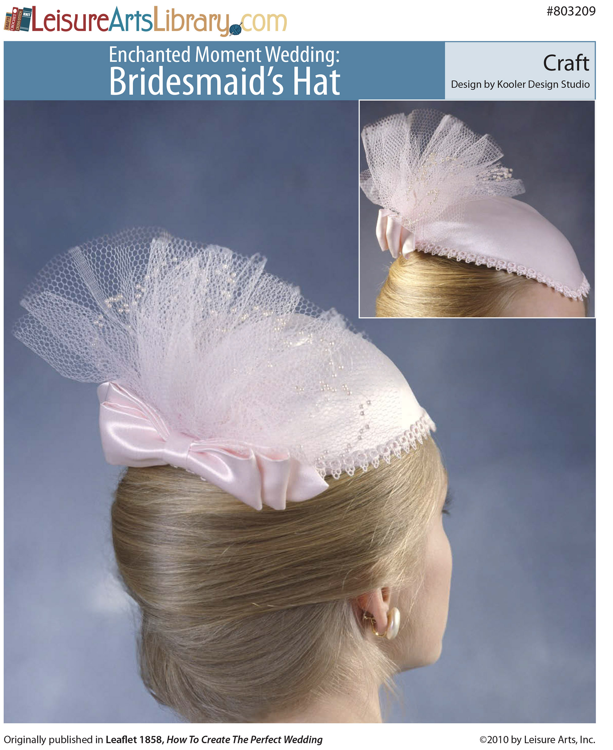 Leisure Arts Enchanted Moment Wedding Bridesmaids Hat Craft ePattern