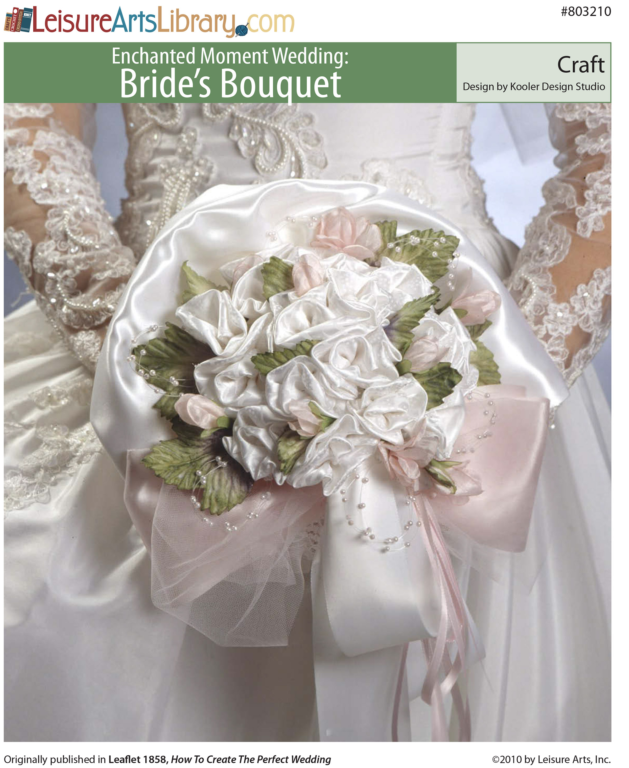 Leisure Arts Enchanted Moment Wedding Brides Bouquet Craft ePattern