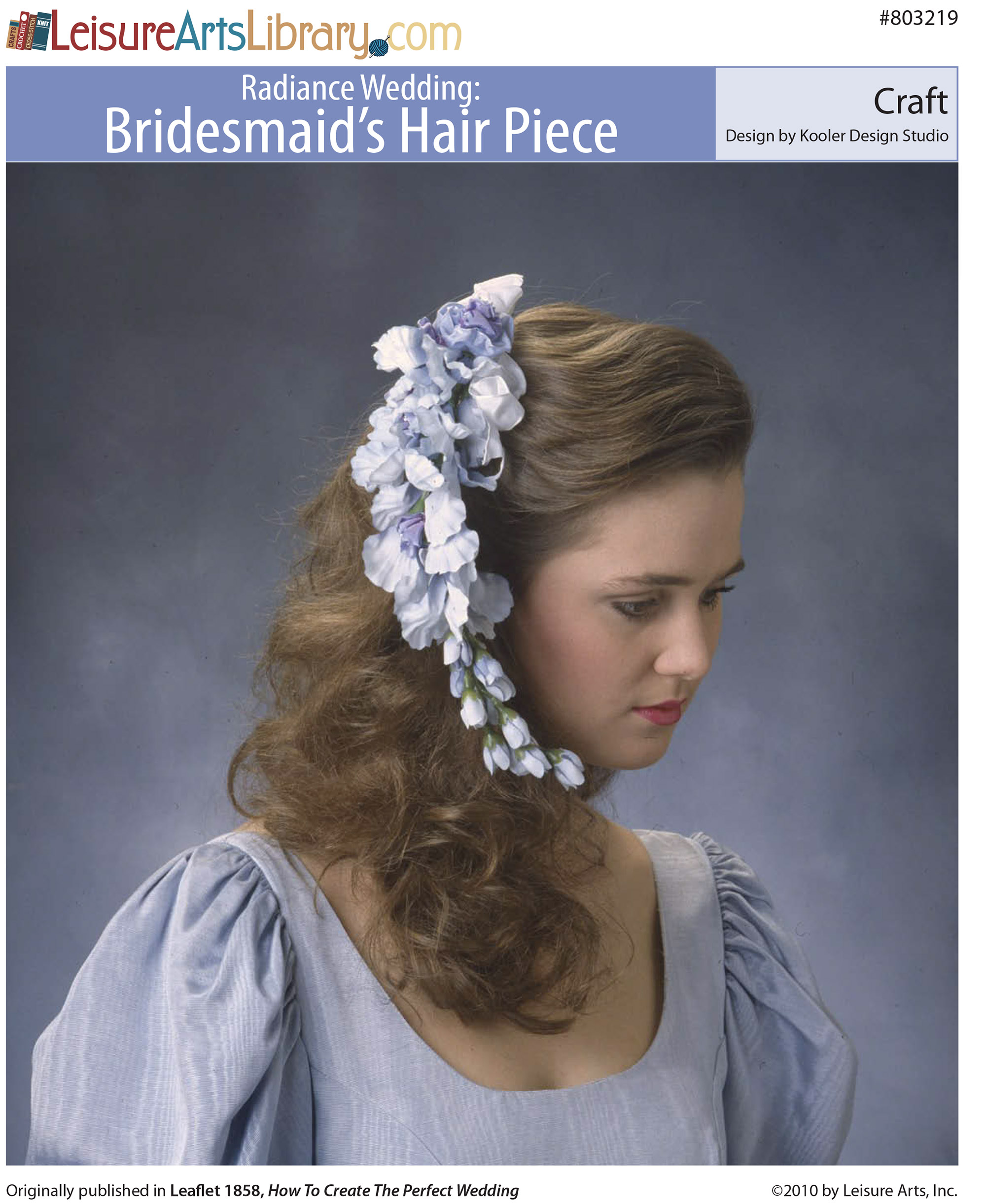 Leisure Arts Radiance Wedding Bridesmaids Hair Piece Craft ePattern
