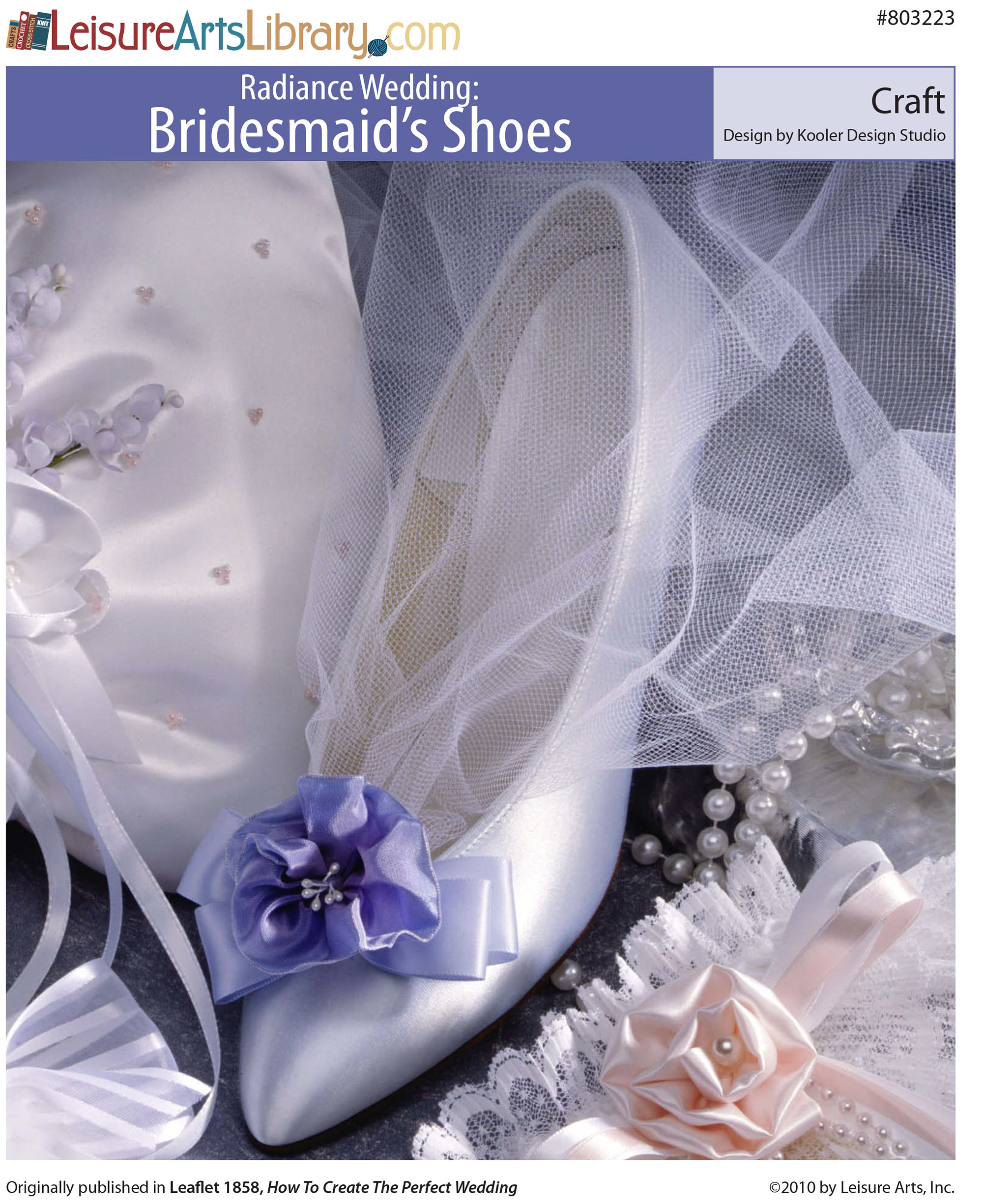 Leisure Arts Radiance Wedding Bridesmaids Shoes Craft ePattern