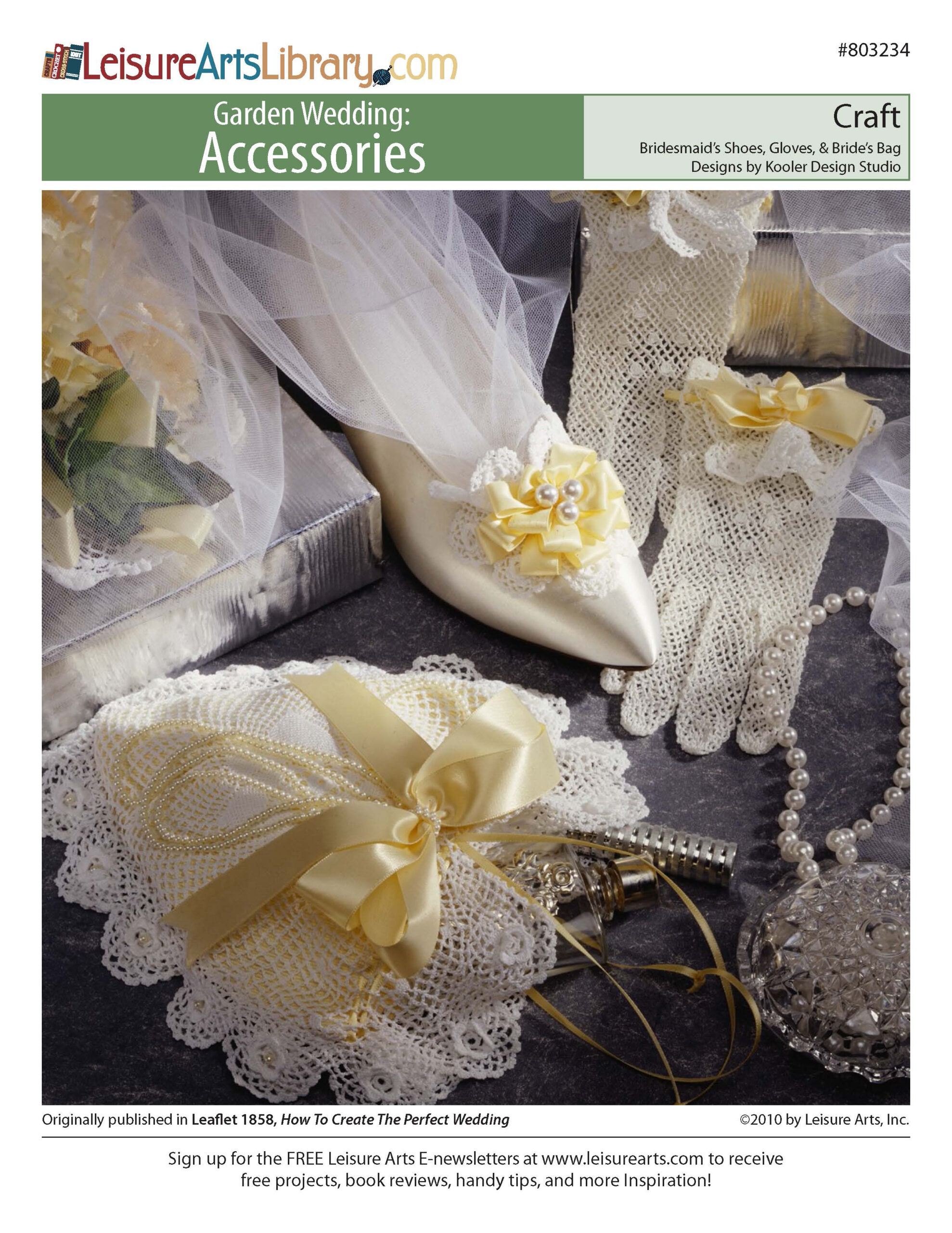 Leisure Arts Garden Wedding Accessories Craft ePattern