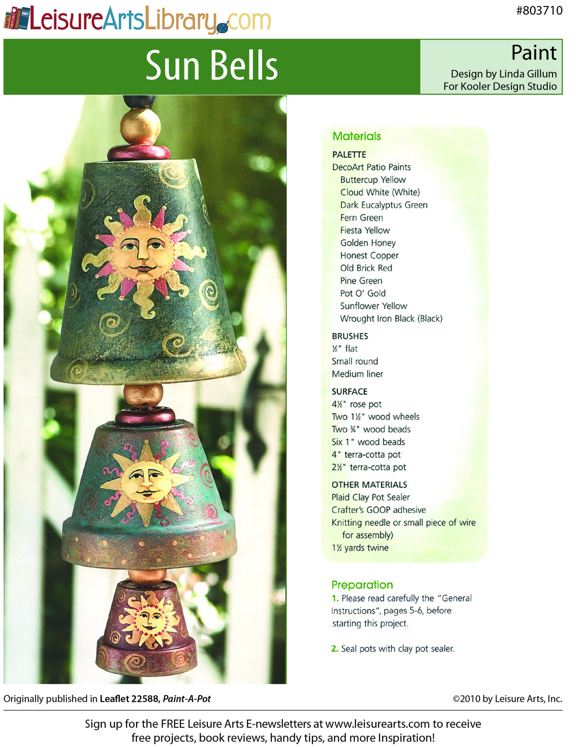 Leisure Arts ePattern Sun Bells