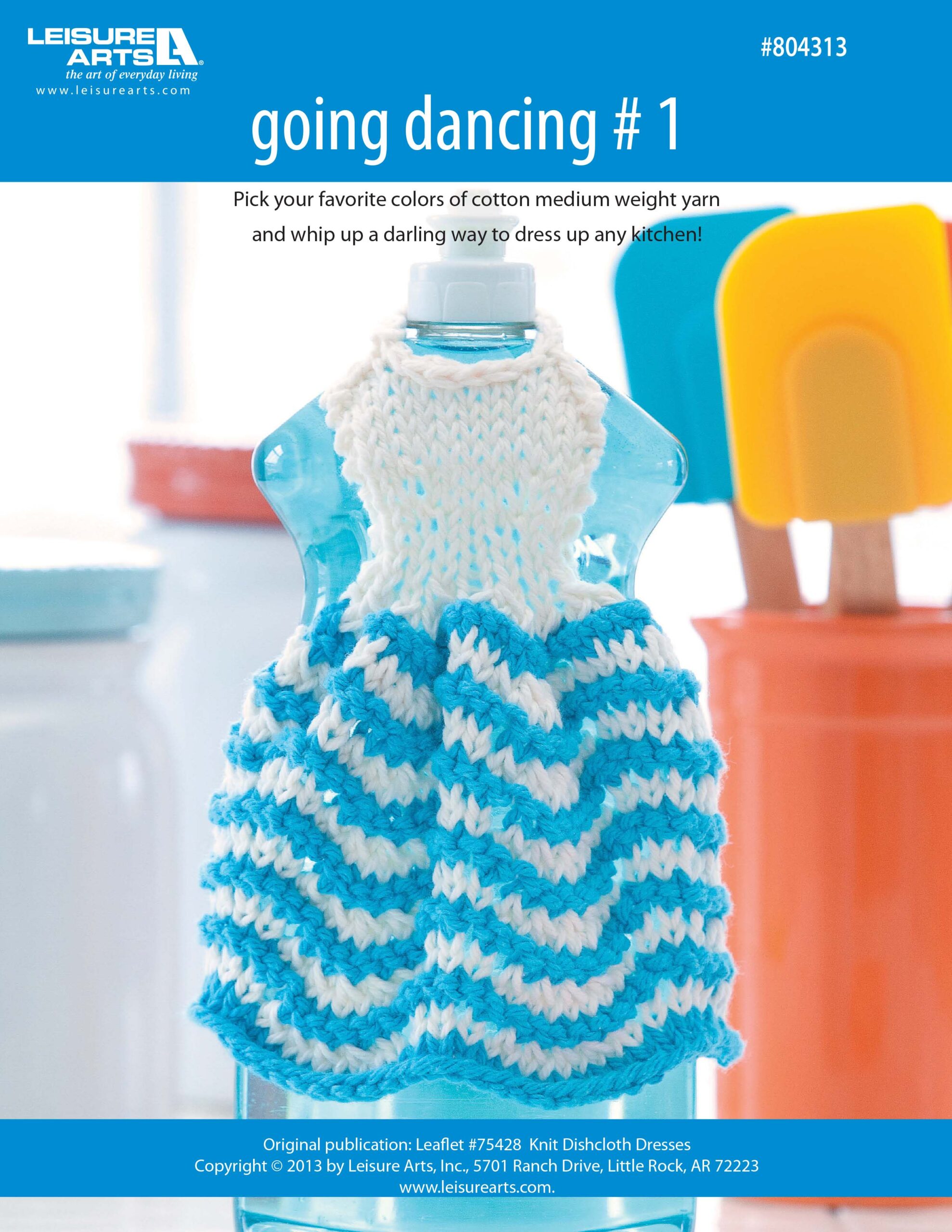 Leisure Arts Dishcloth Dresses Going Dancing 1 Knit ePattern
