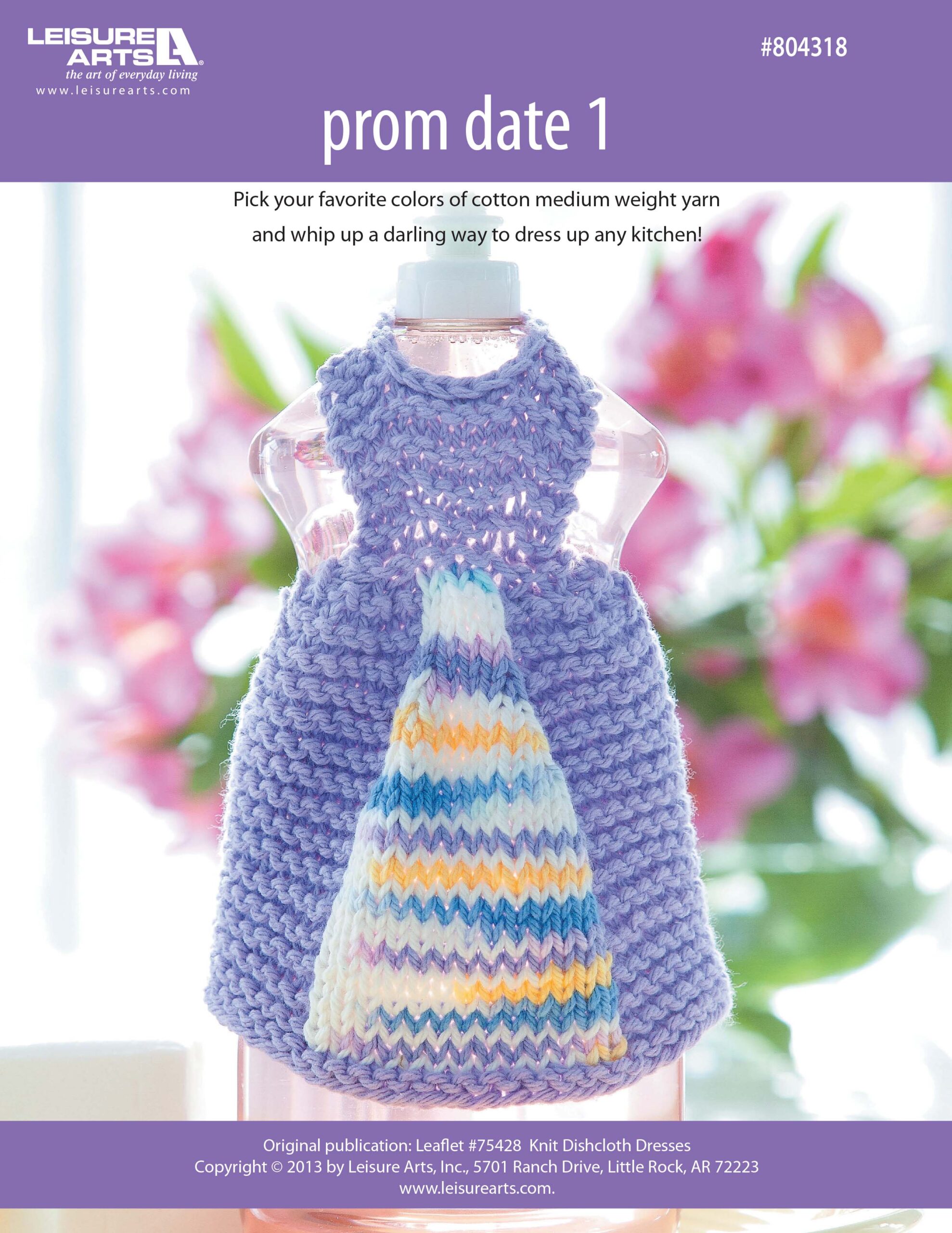 Leisure Arts Dishcloth Dresses Prom Date 1 Knit ePattern