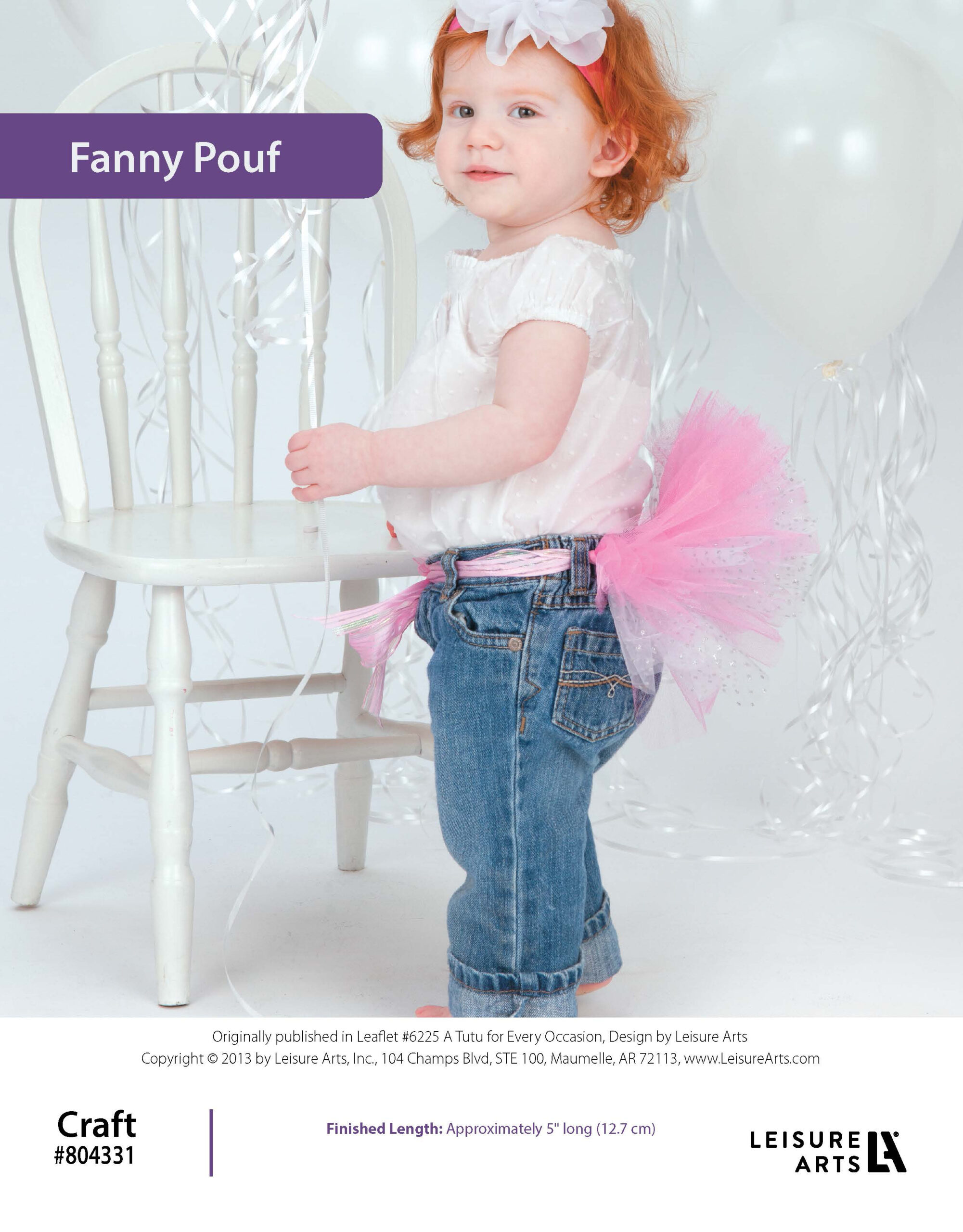 Leisure Arts Fanny Pouf ePattern