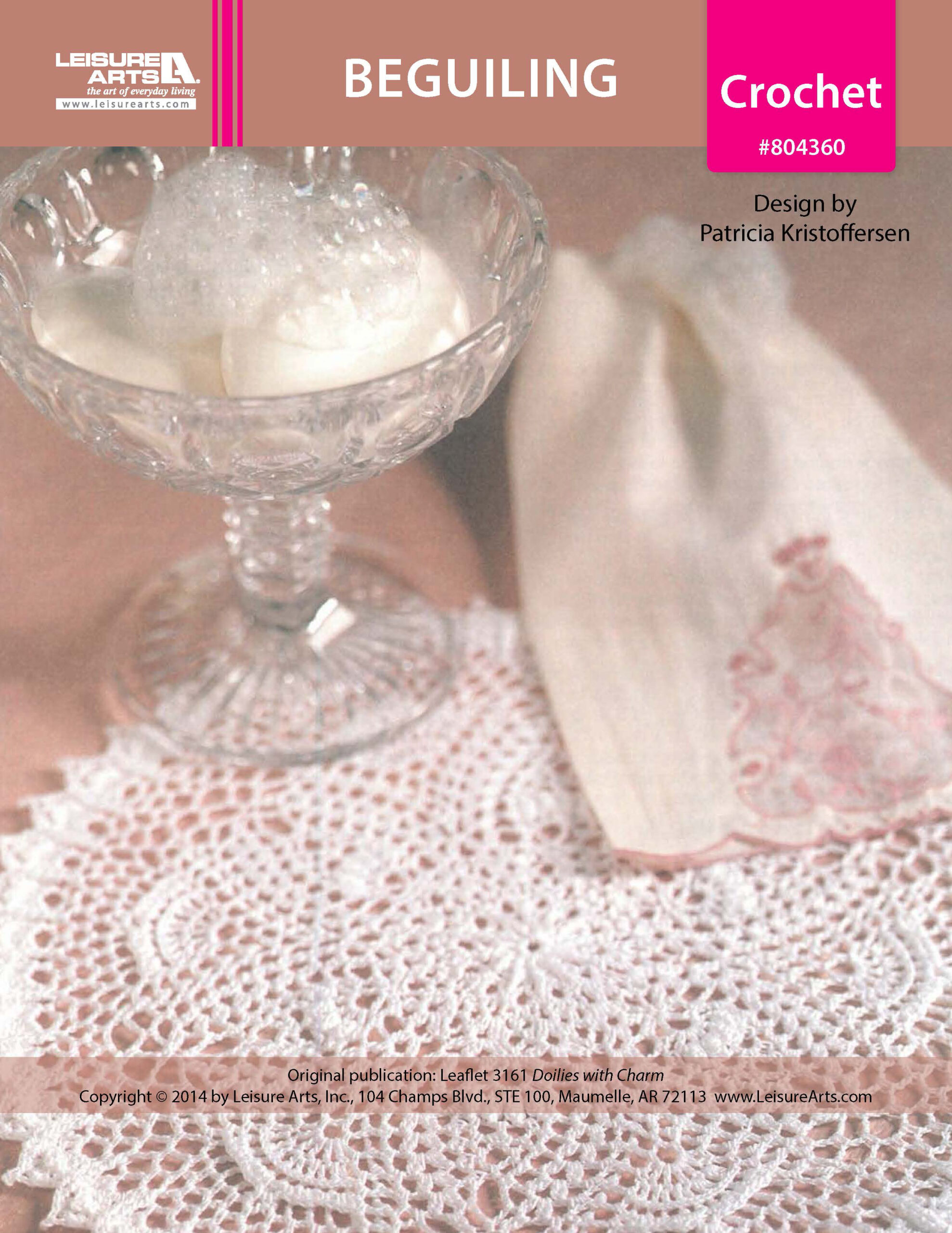 Leisure Arts Doilies With Charm Beguiling Crochet ePattern
