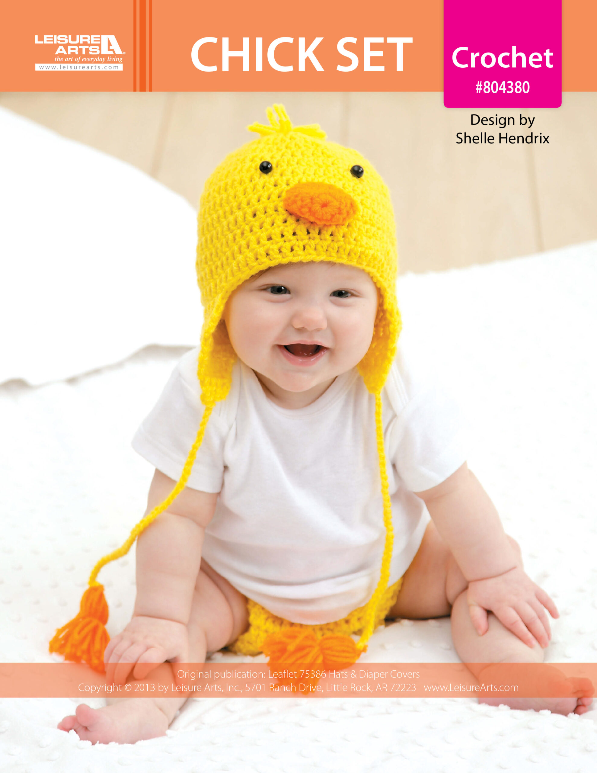 Leisure Arts Hats Diaper Covers Chick Set Crochet ePattern