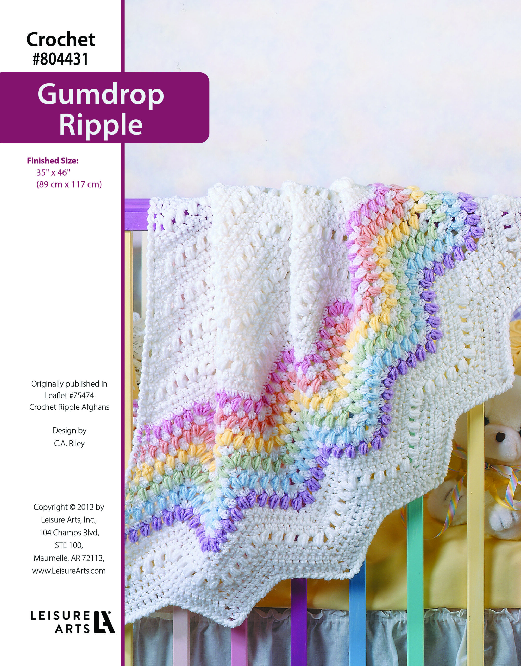 Leisure Arts ePattern Gumdrop Ripple Afghan