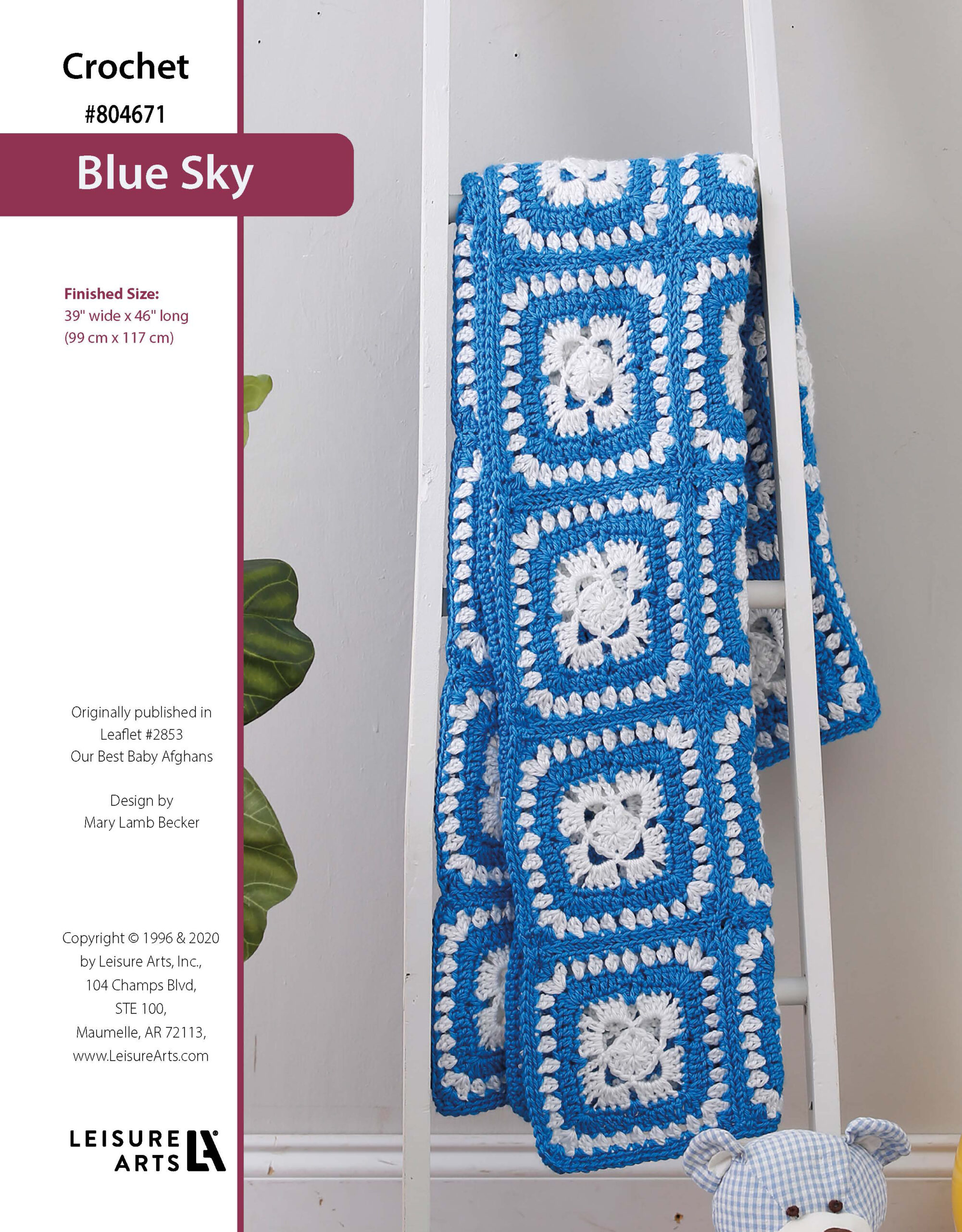 Leisure Arts Our Best Baby Afghans Blue Sky Crochet ePattern