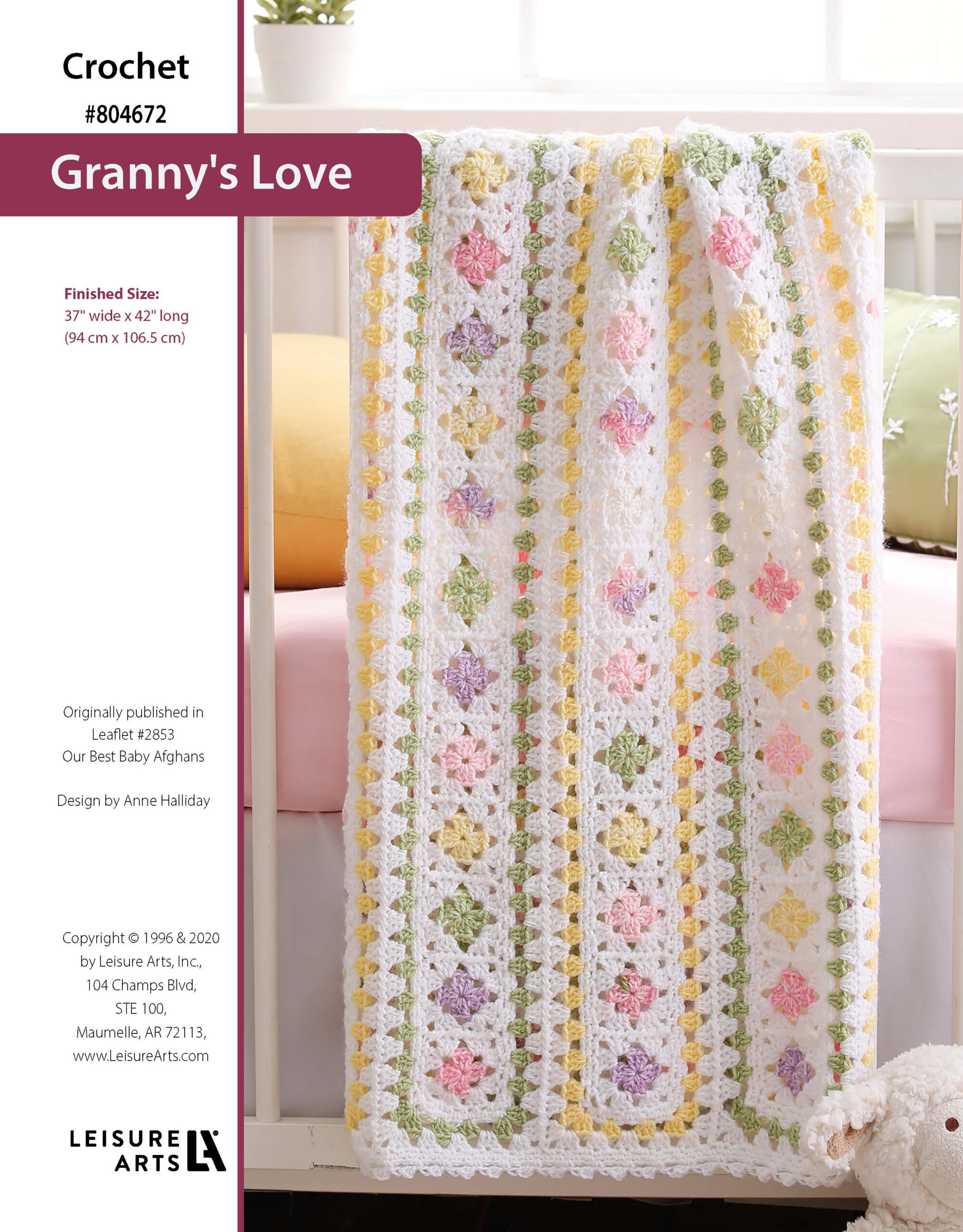Leisure Arts Our Best Baby Afghans Grannys Love Crochet ePattern
