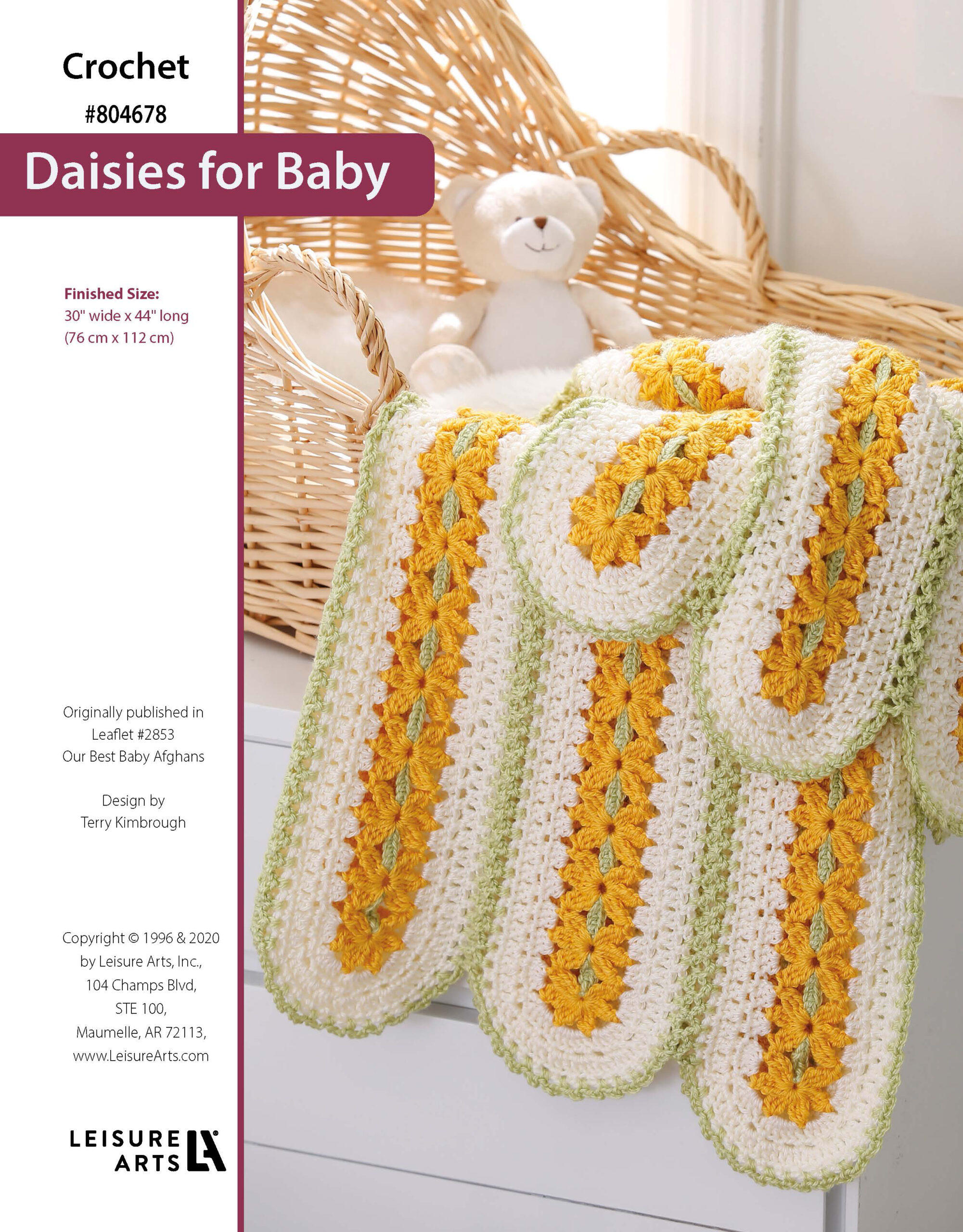Leisure Arts Our Best Baby Afghans Daisies For Baby Crochet ePattern