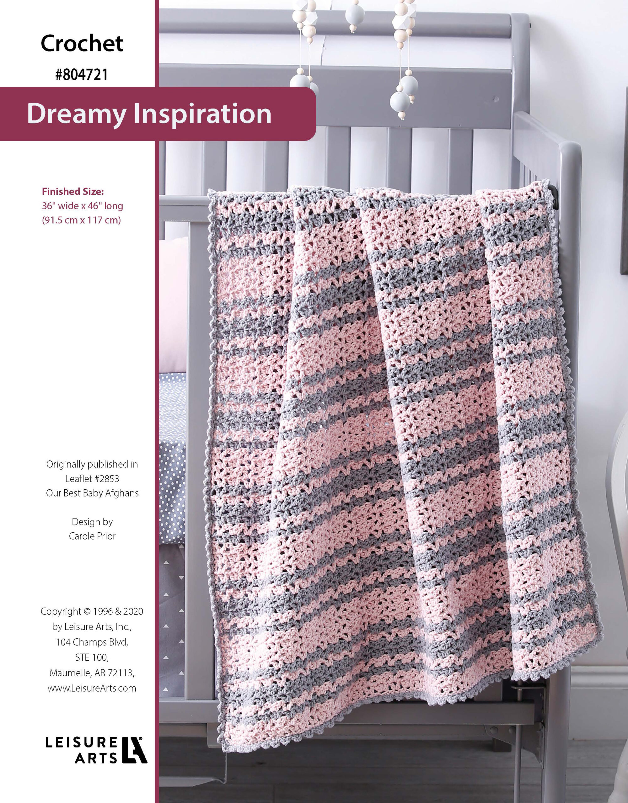 Leisure Arts Our Best Baby Afghans Dreamy Inspiration Crochet ePattern