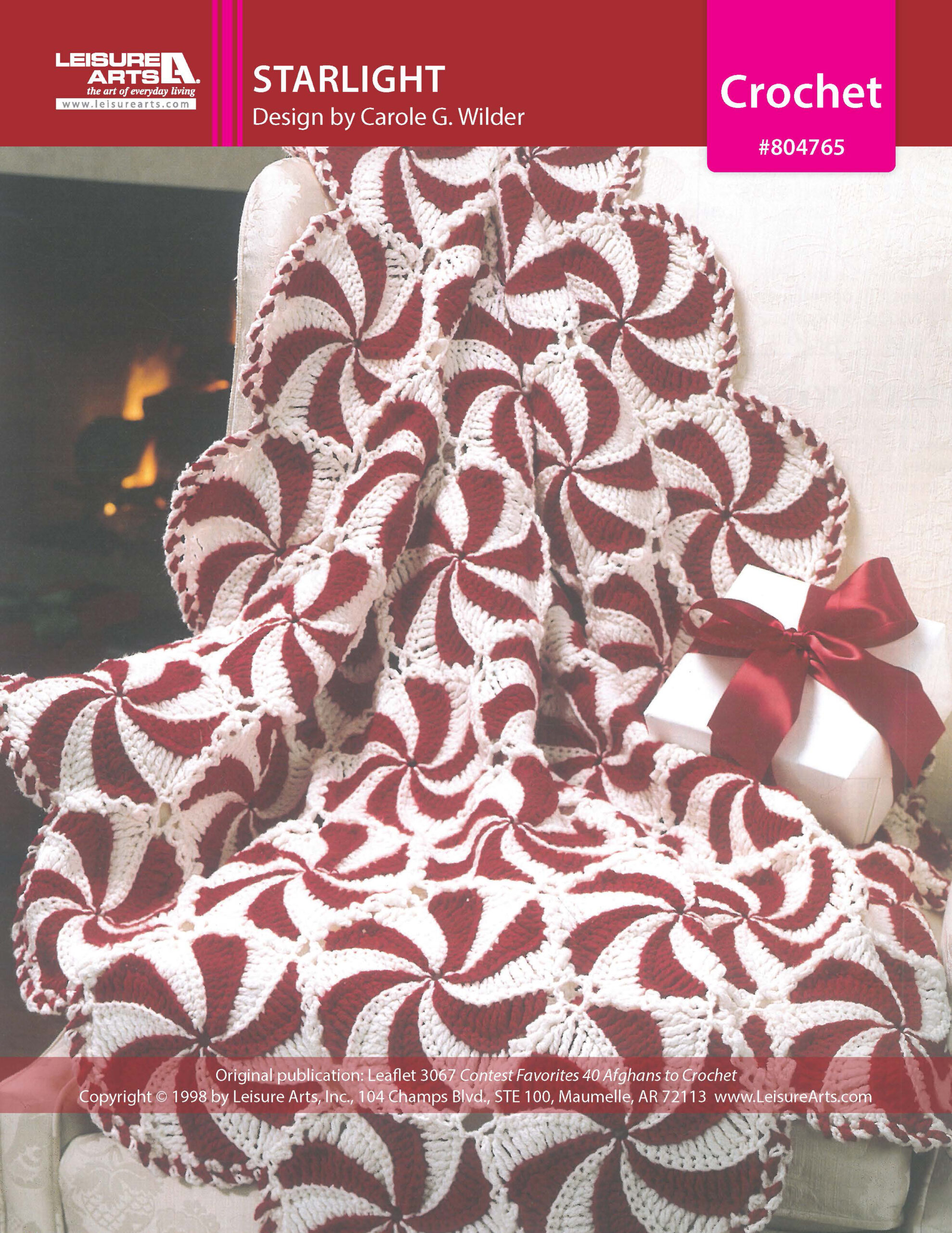 Leisure Arts Contest Favorites Starlight Afghan Crochet ePattern