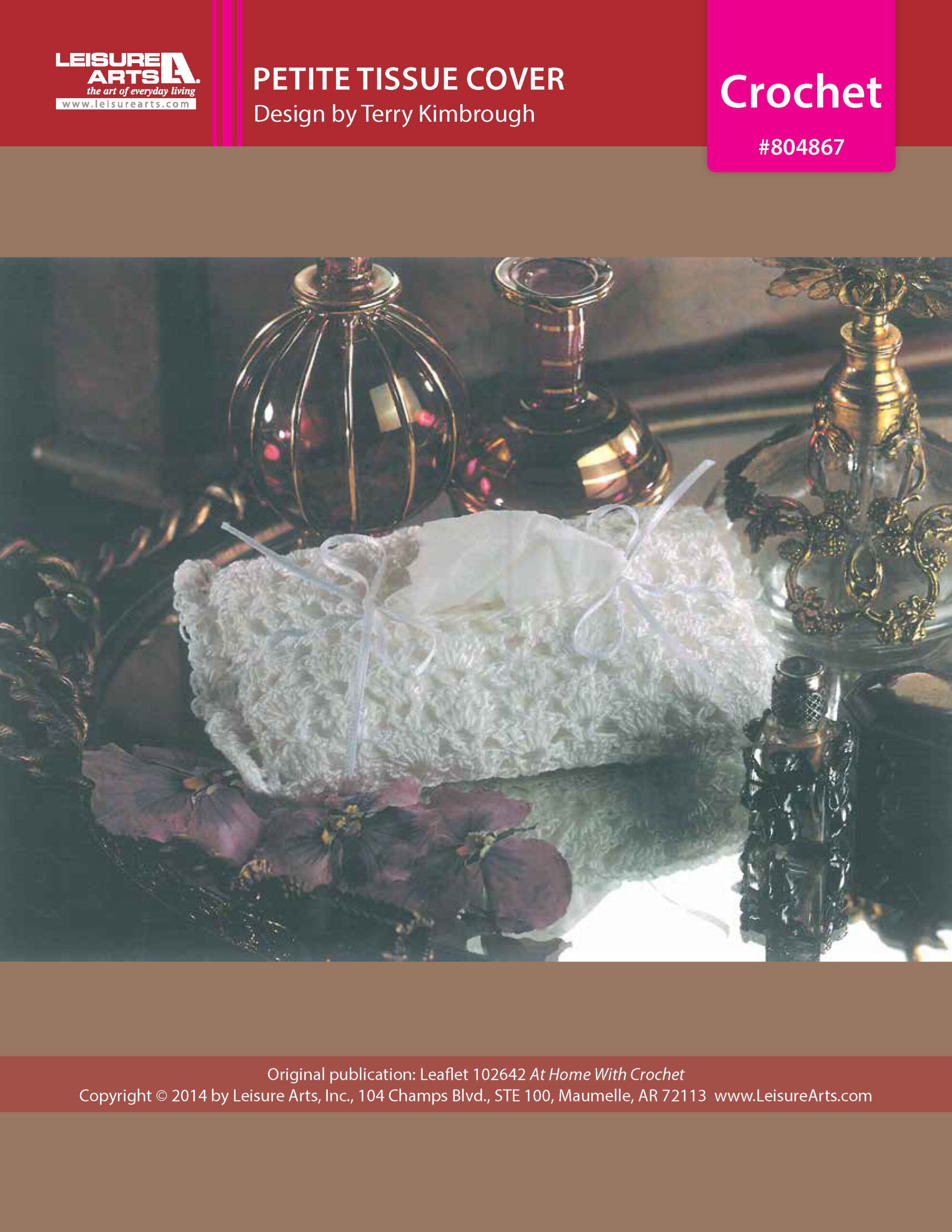 Leisure Arts Home With Crochet Petite Tissue Cover ePattern