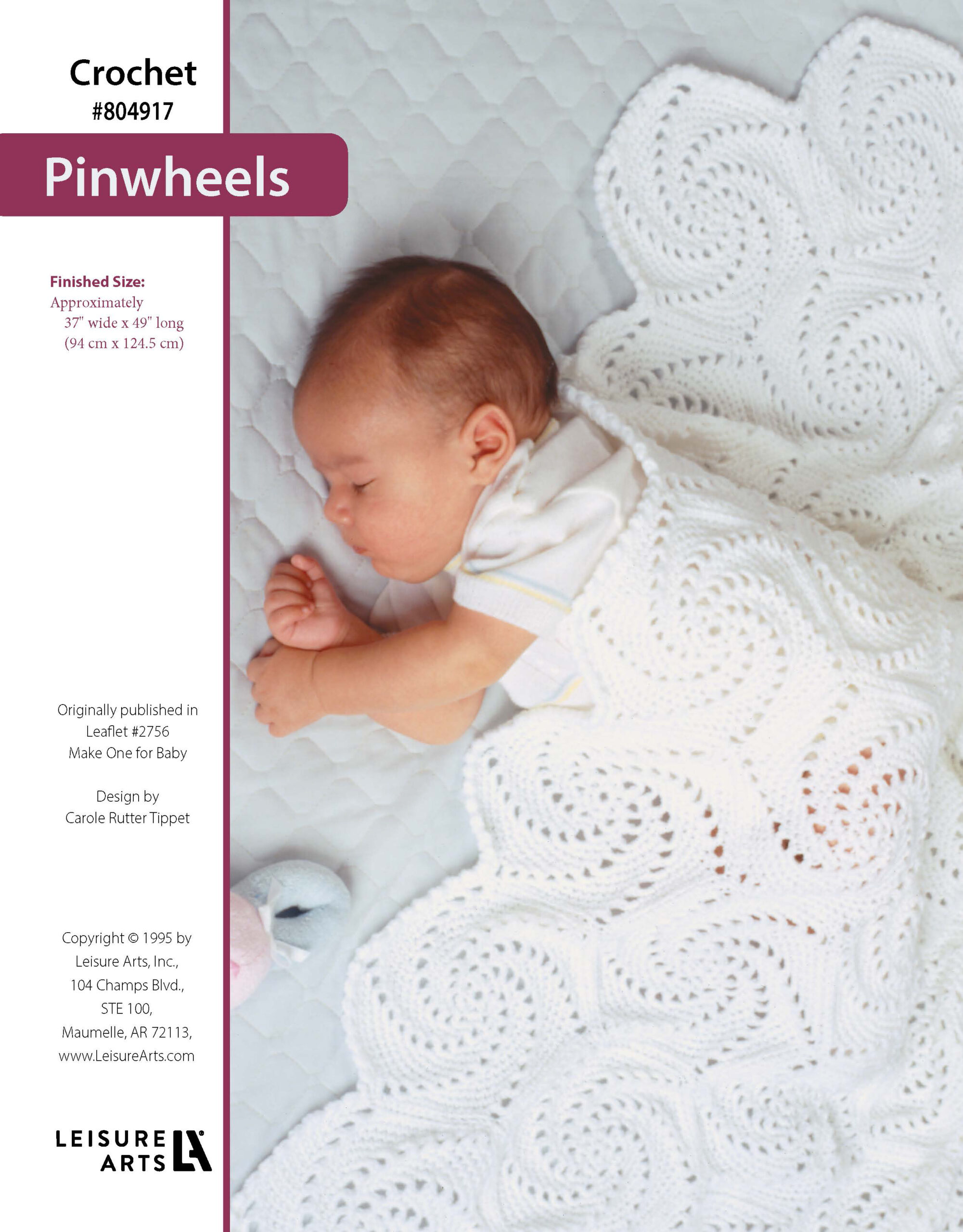 Leisure Arts ePattern Pinwheels Afghans