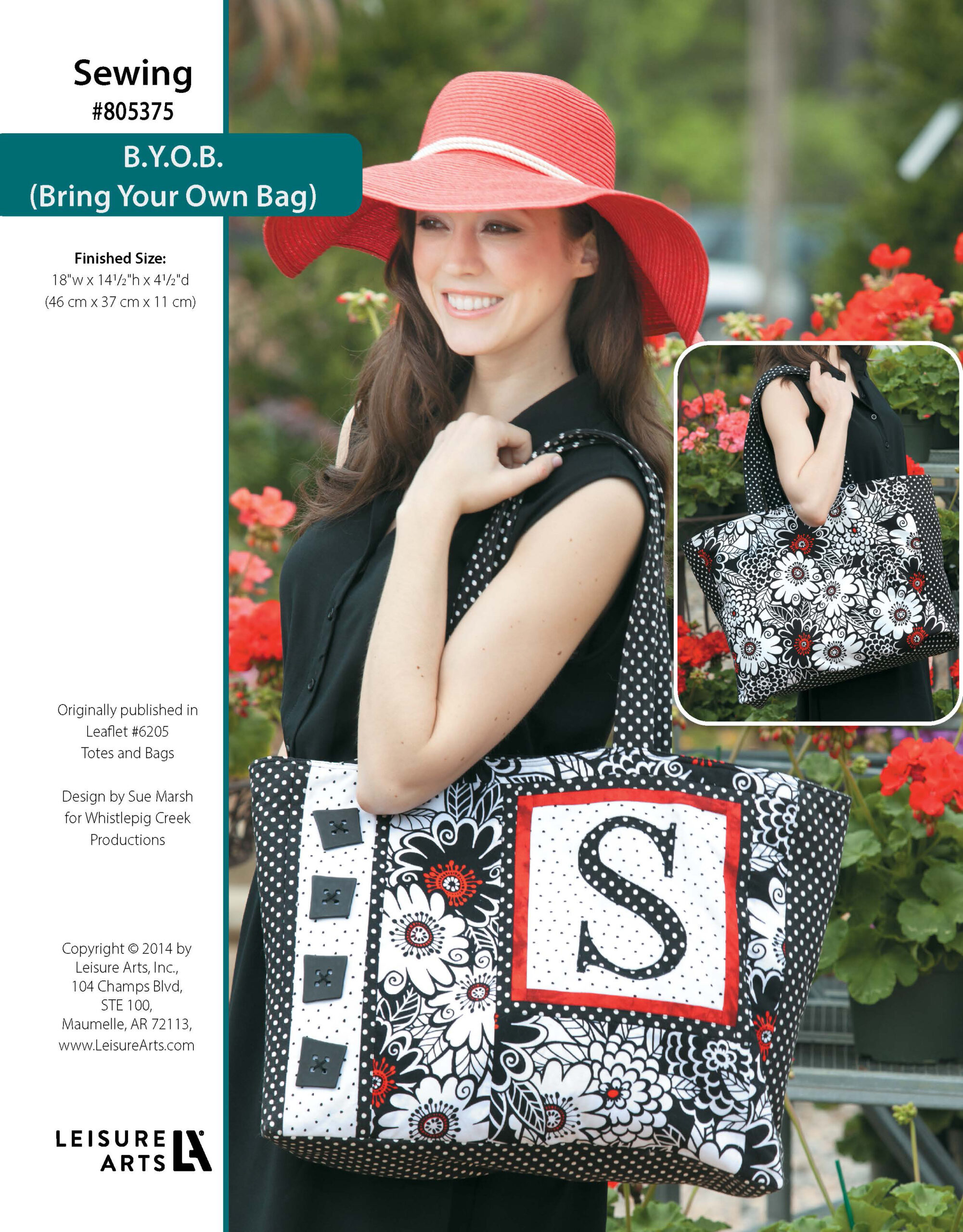 Leisure Arts Totes Bags ePattern BYOB