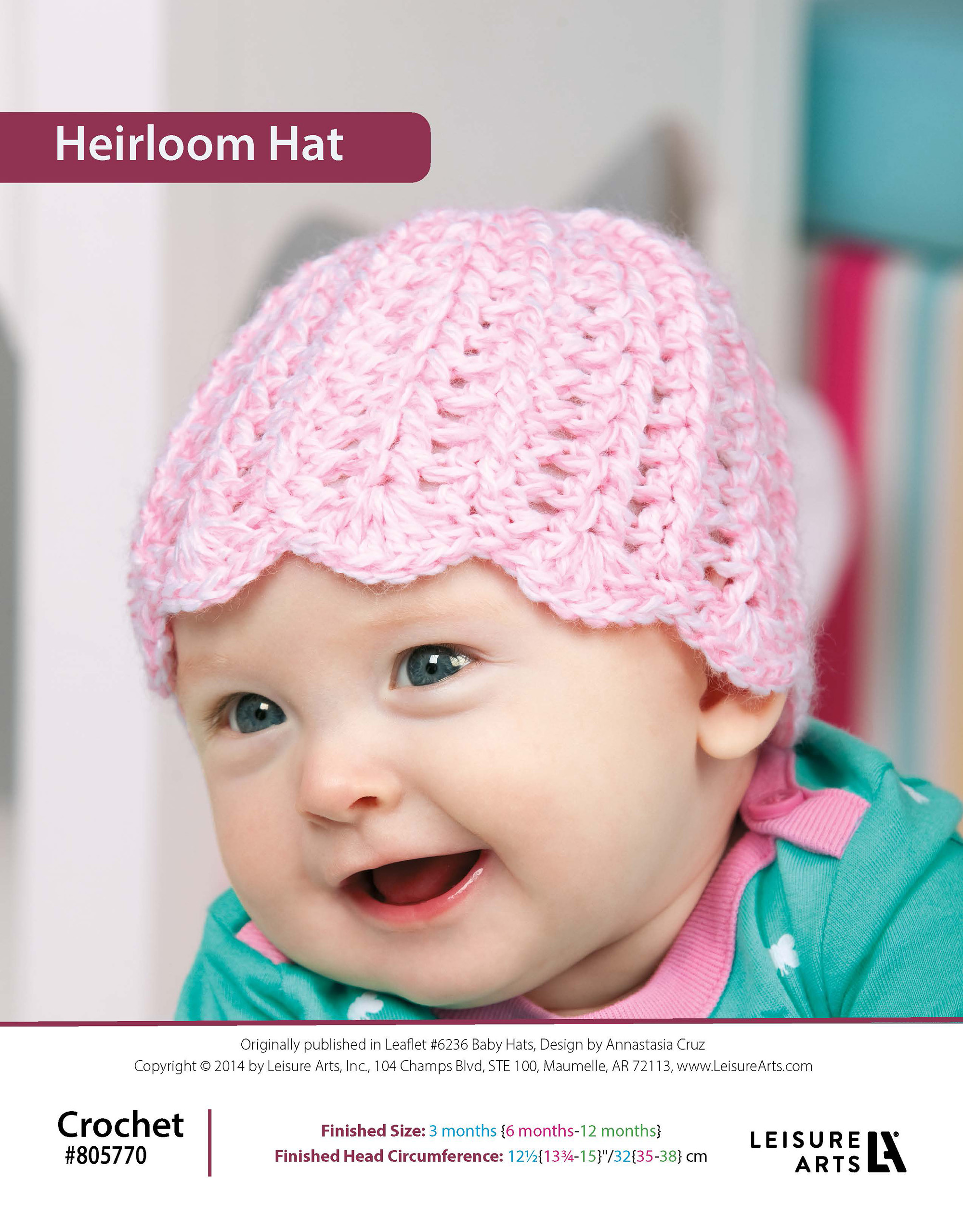 Leisure Arts ePattern Heirloom Hat