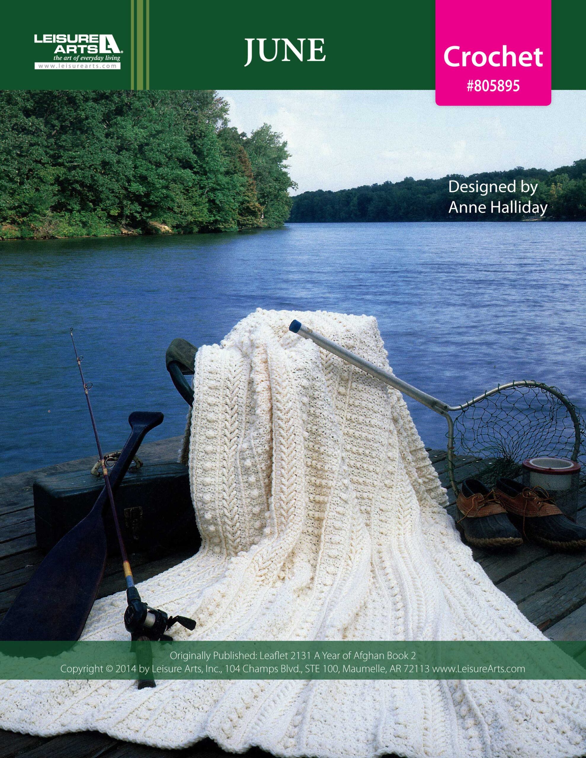 Leisure Arts Patterns A Year Of Afghans Book 2 June Crochet ePattern