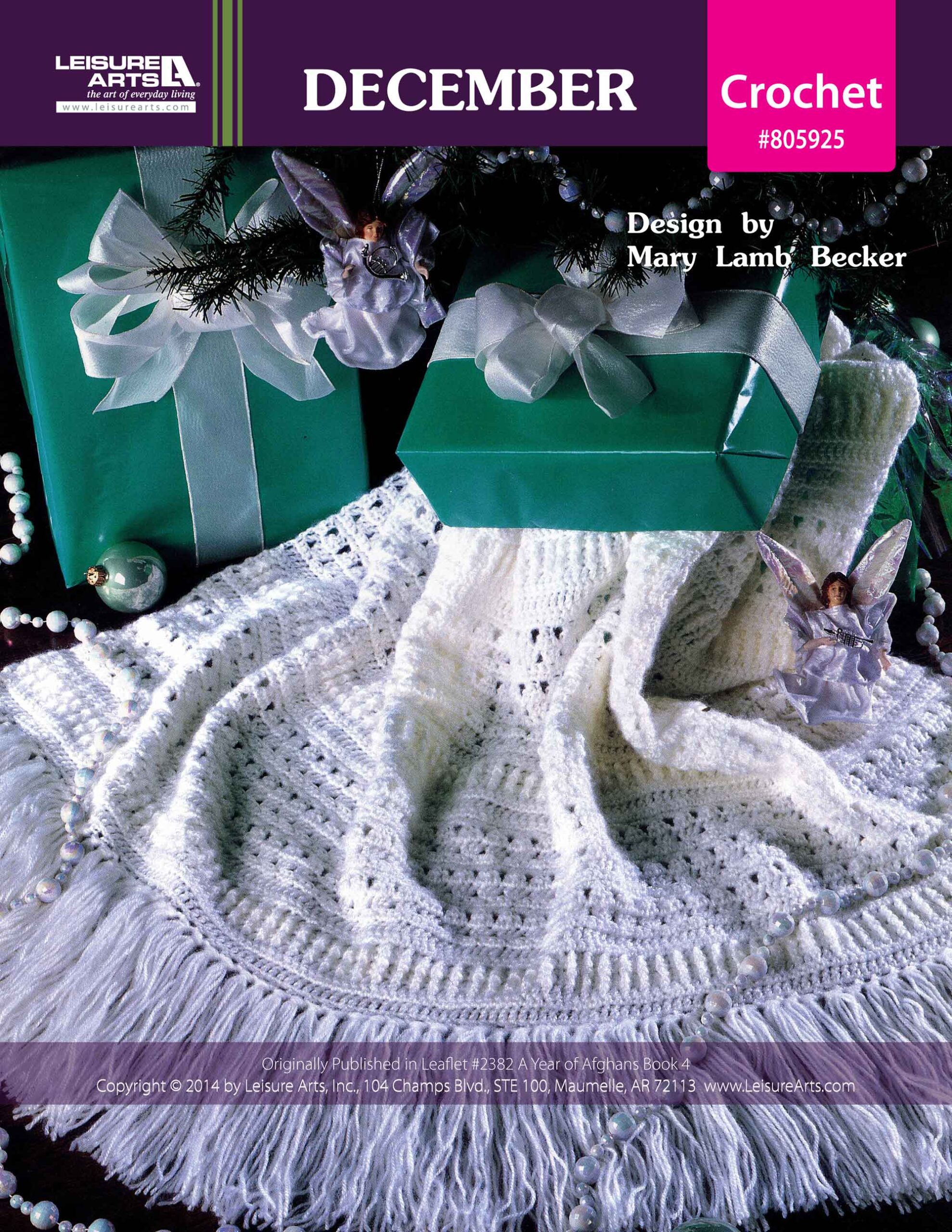 Leisure Arts A Year of Afghans Book 4 December Crochet ePattern