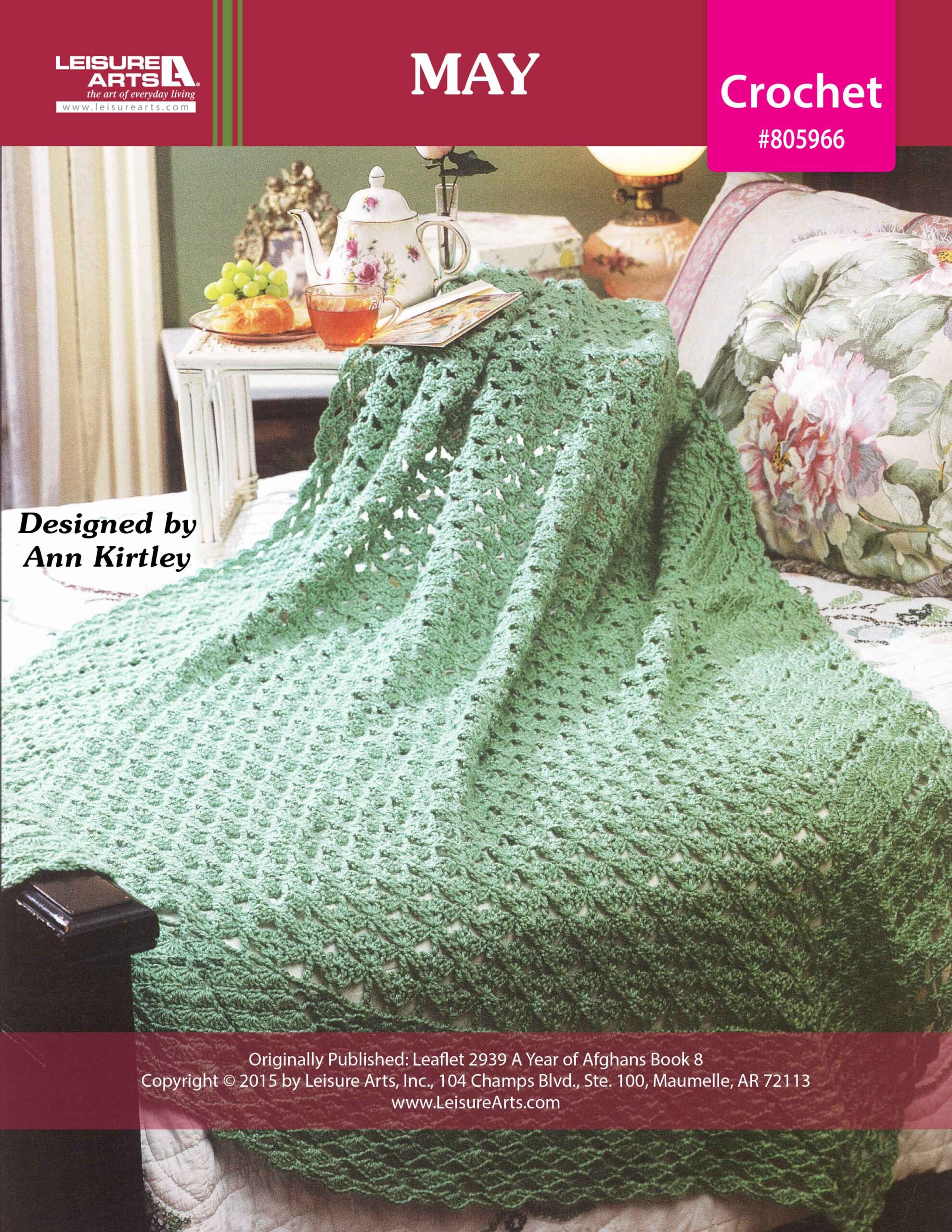 Leisure Arts A Year of Afghans Book 8 May Crochet ePattern