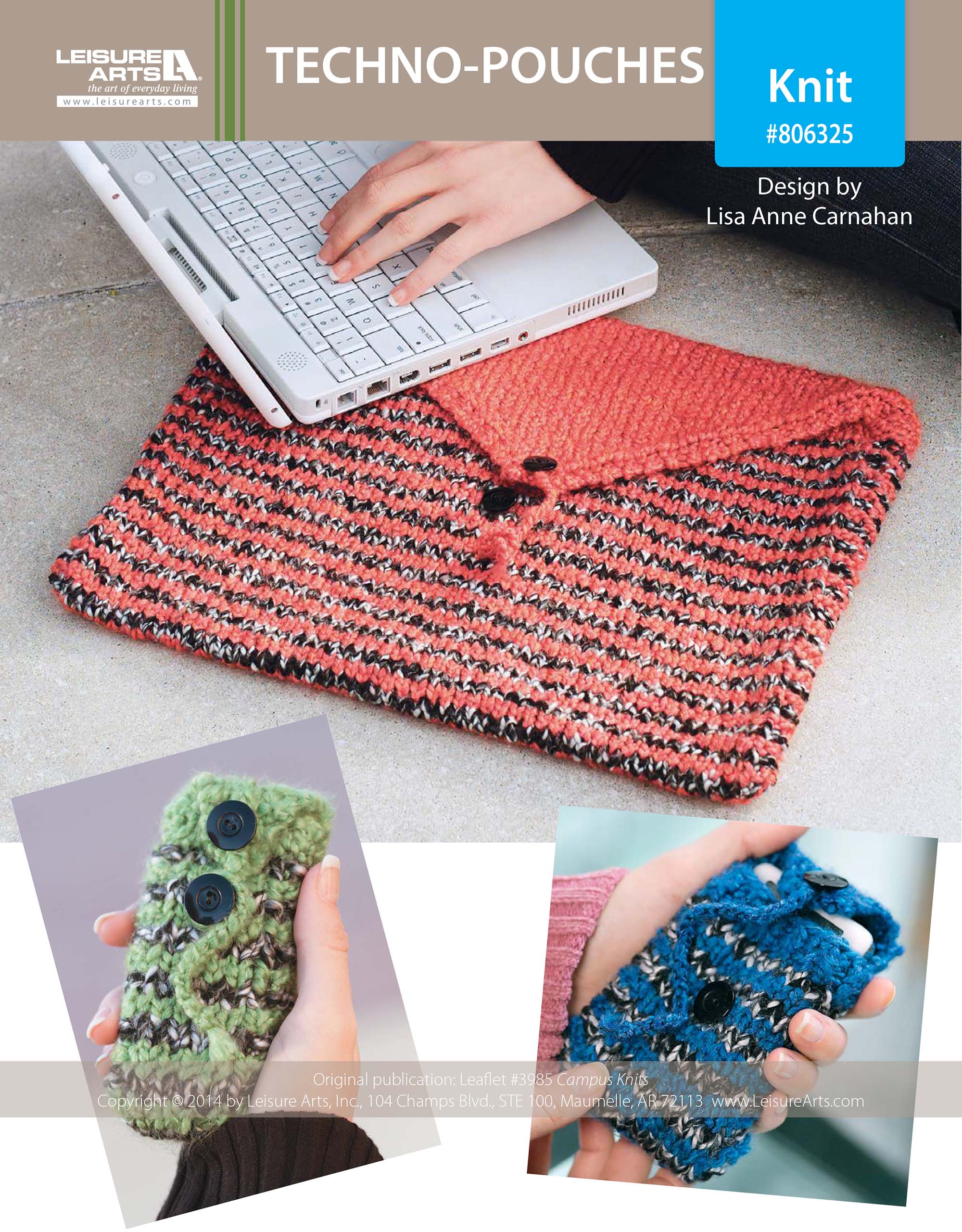 Leisure Arts TechnoPouches Knit ePattern
