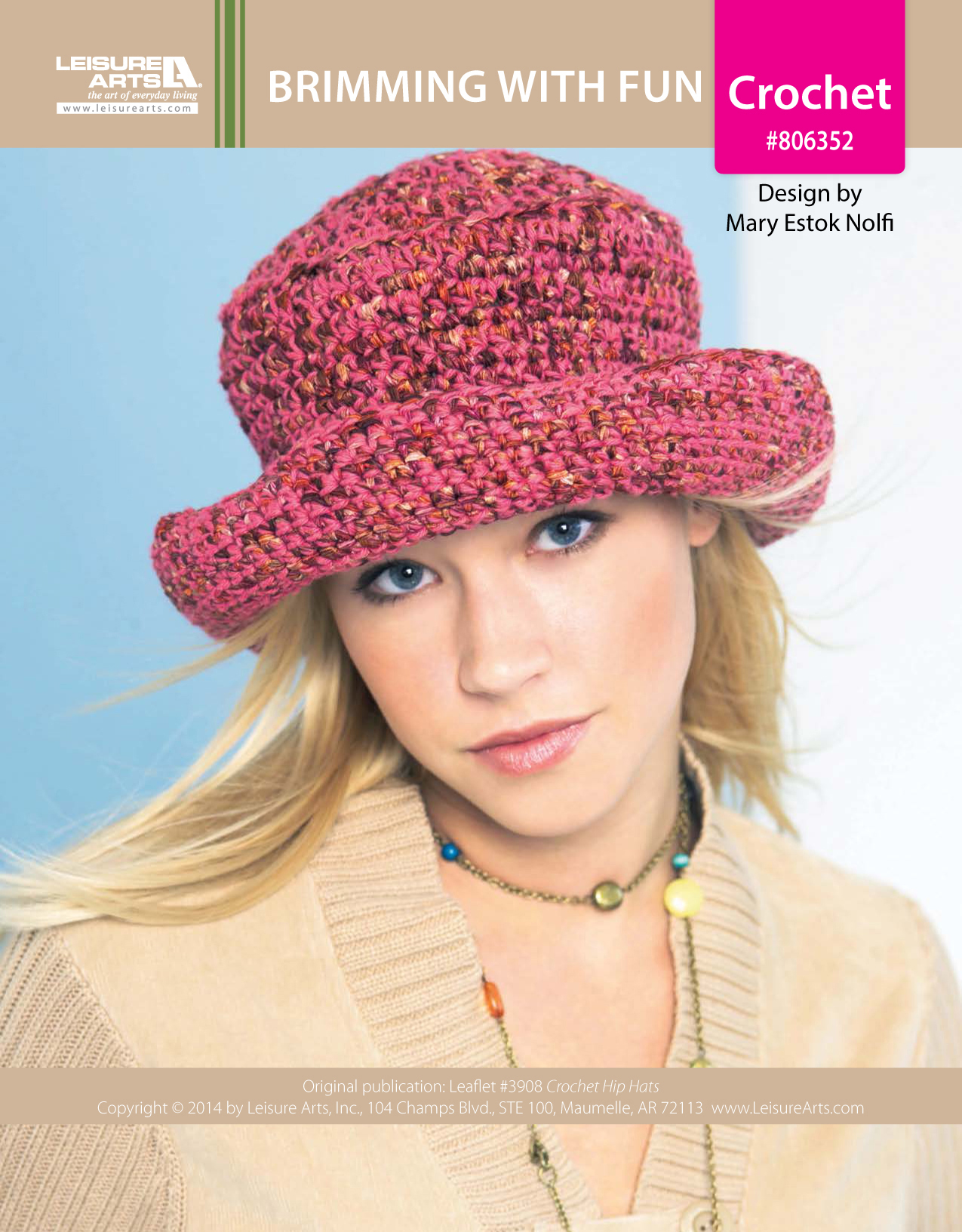 Leisure Arts Crochet Hip Hats Brimming With Fun ePattern