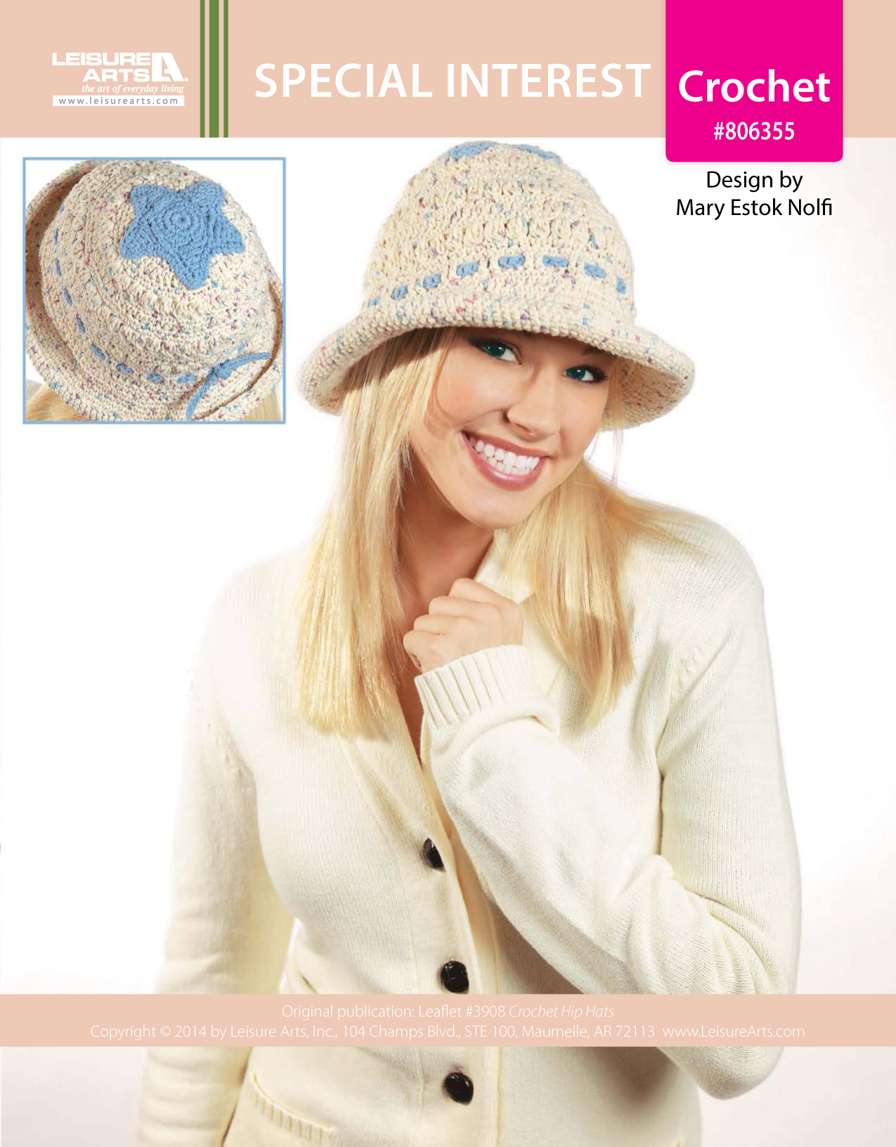Leisure Arts Crochet Hip Hats Special Interest ePattern