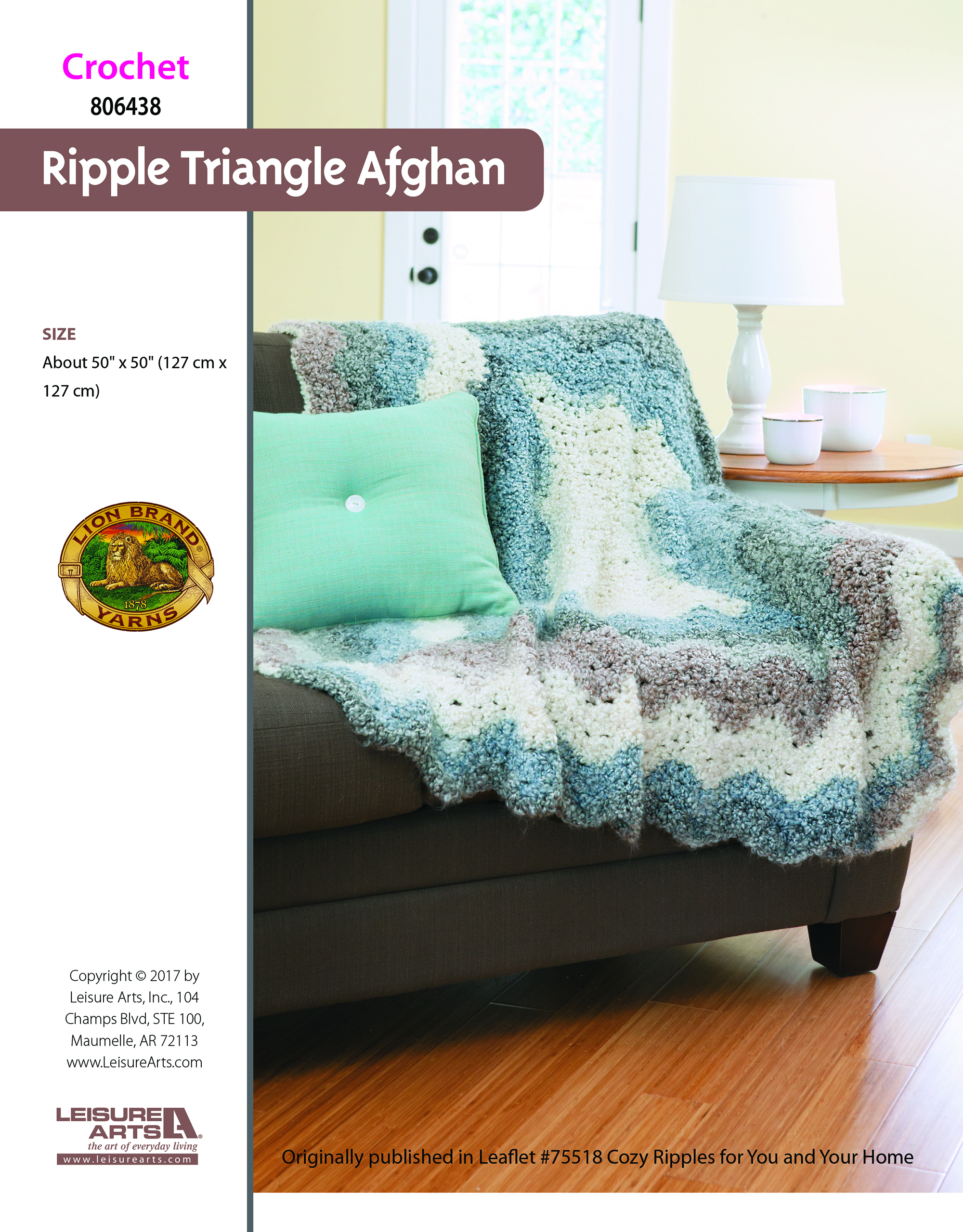 Leisure Arts ePattern Ripple Triangle Afghan