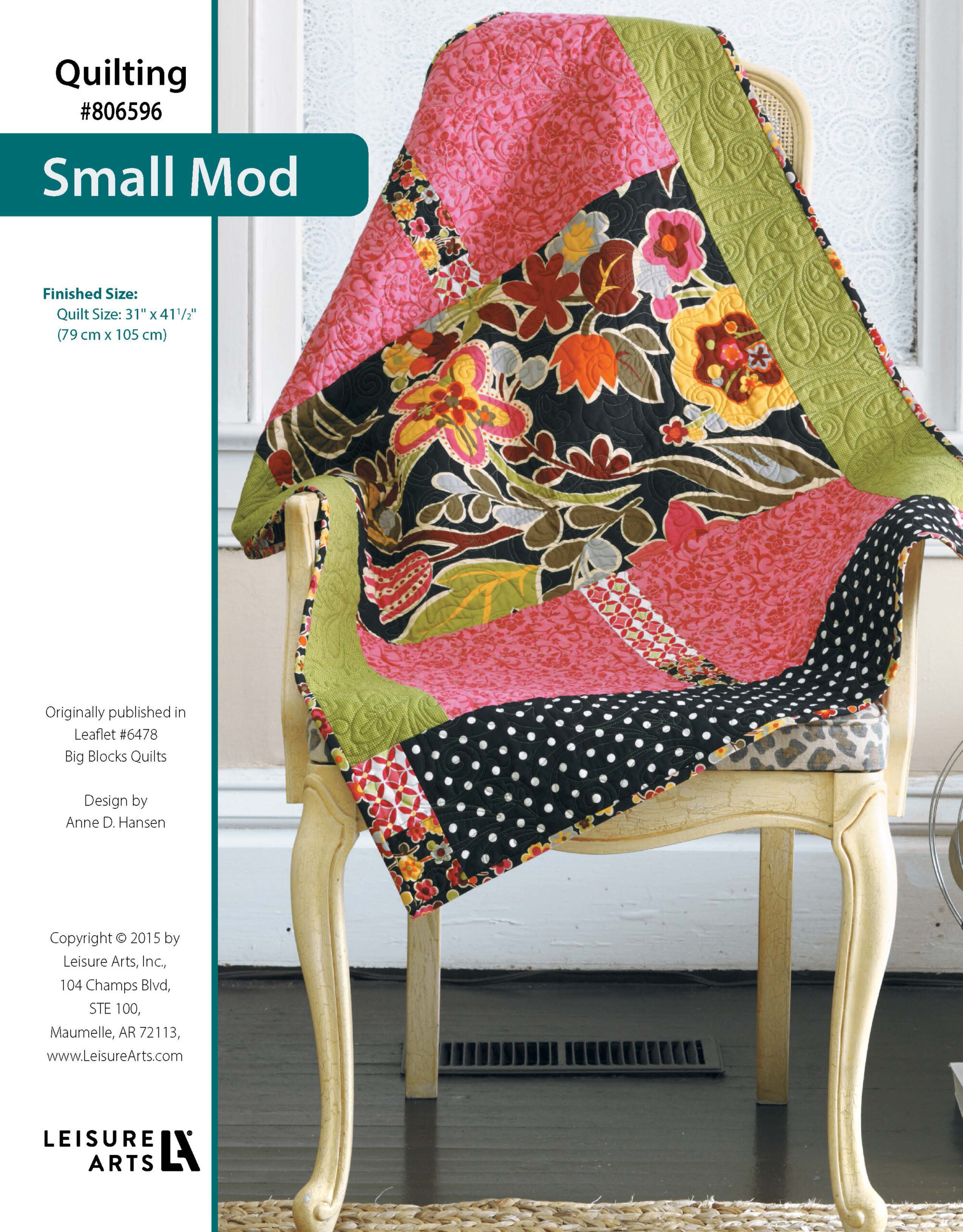 Leisure Arts Big Block Quilts Small MOD ePattern