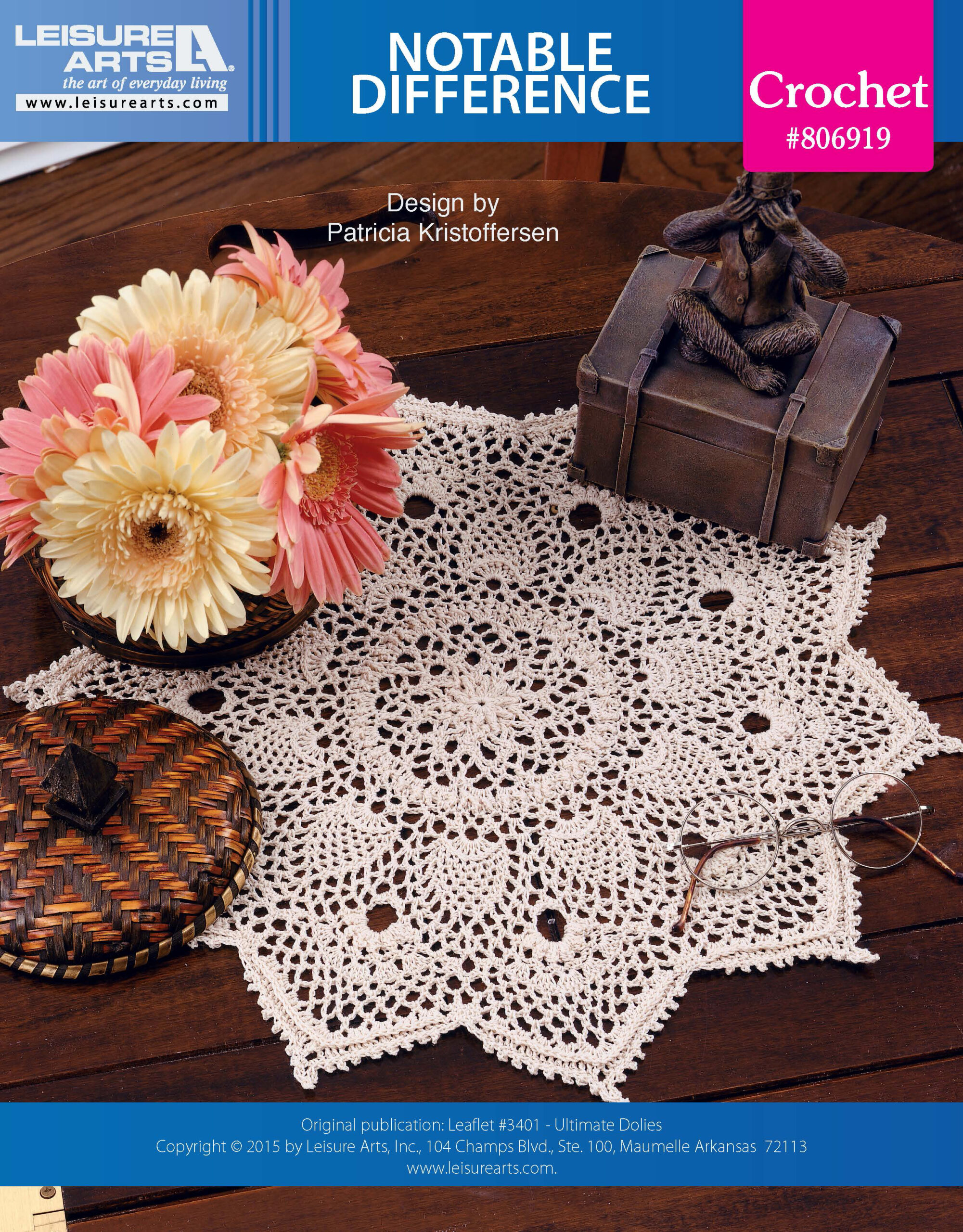 Leisure Arts Ultimate Doilies Notable Difference Crochet ePattern