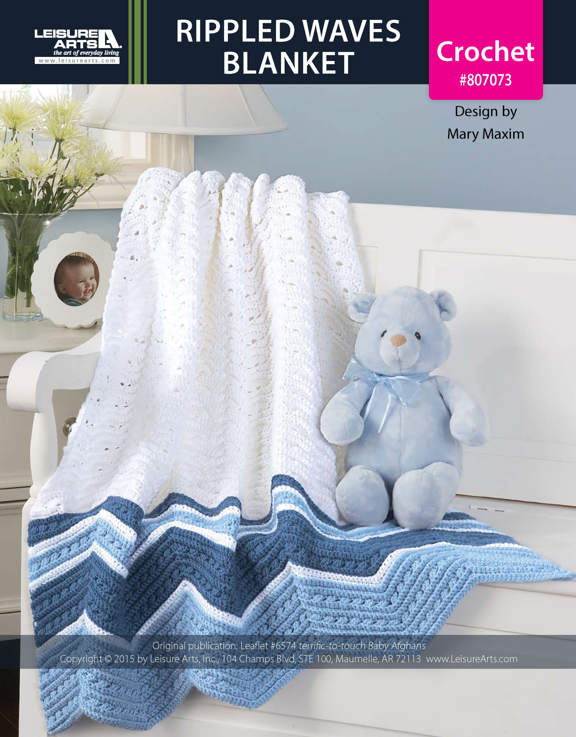 Leisure Arts ePattern Rippled Waves Blanket