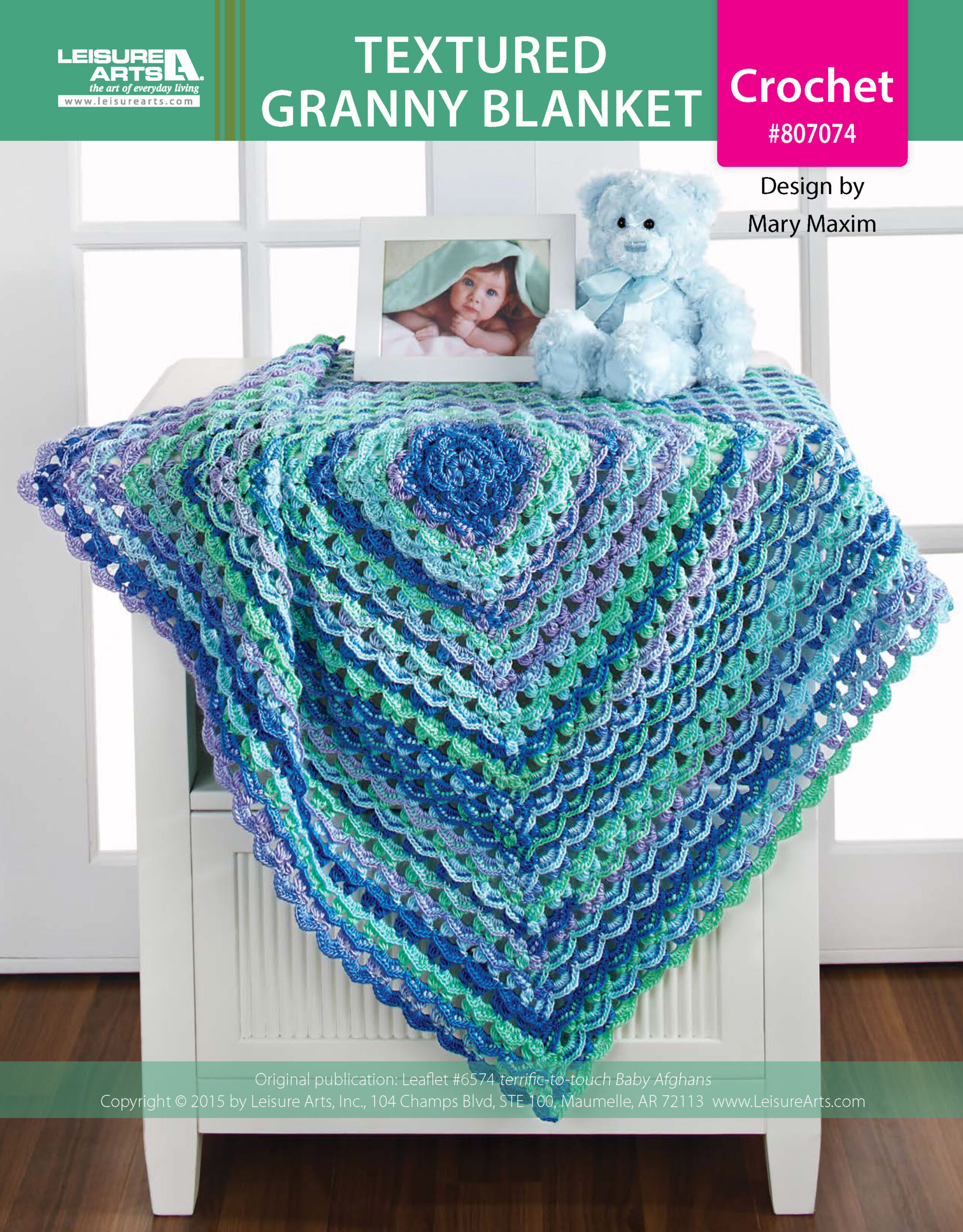 Leisure Arts ePatternTextured Granny Blanket
