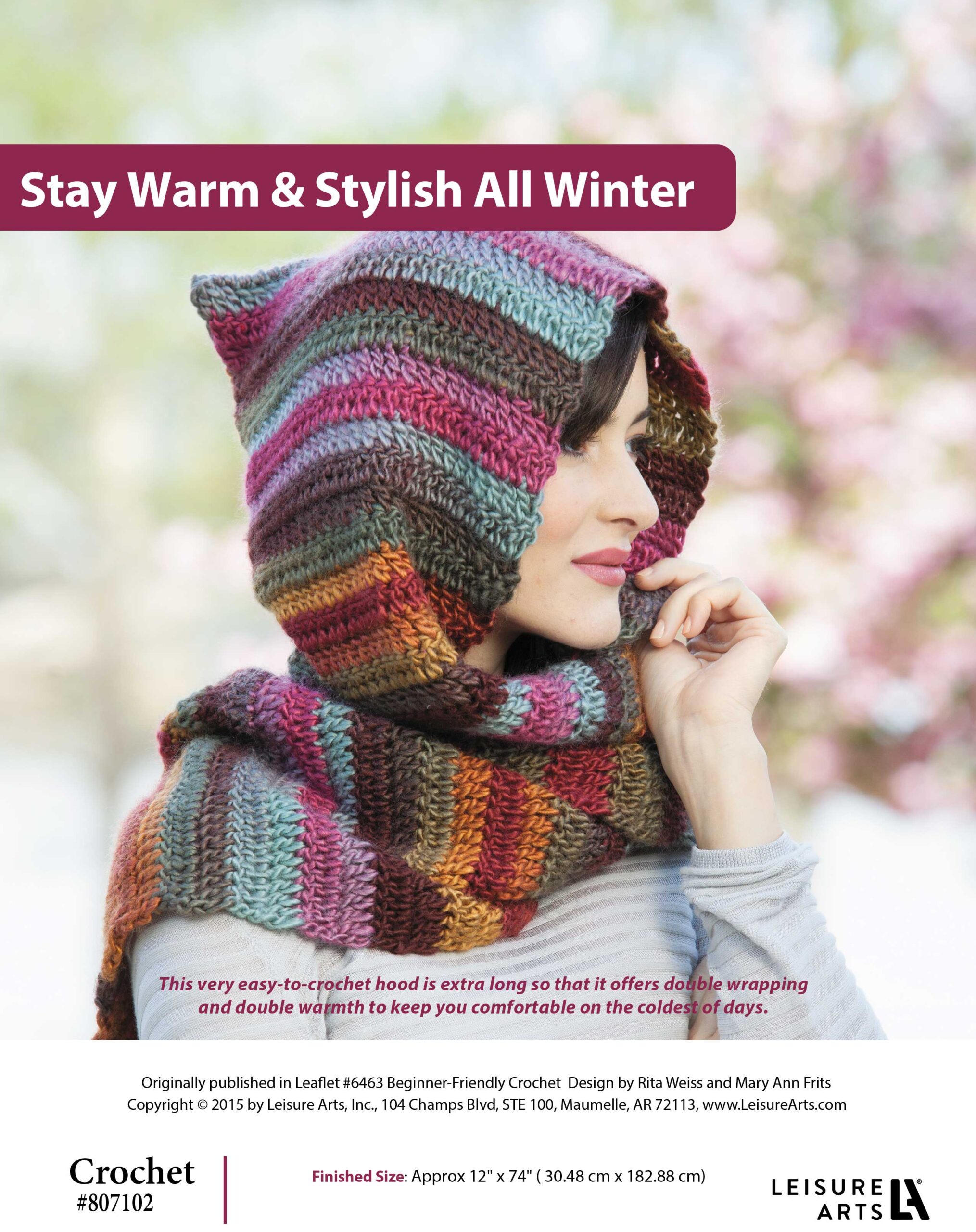 Leisure Arts Beginner Friendly Crochet Stay Warm and Stylish All Winter ePattern
