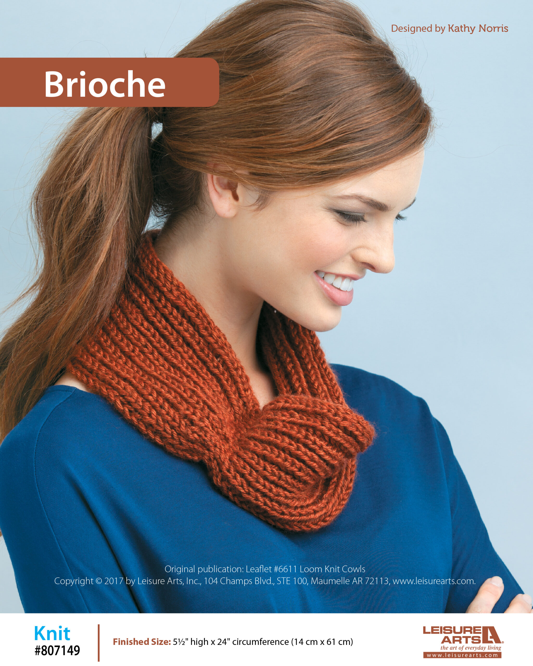 Leisure Arts ePattern Big Book of Loom Knit Cowls Brioche