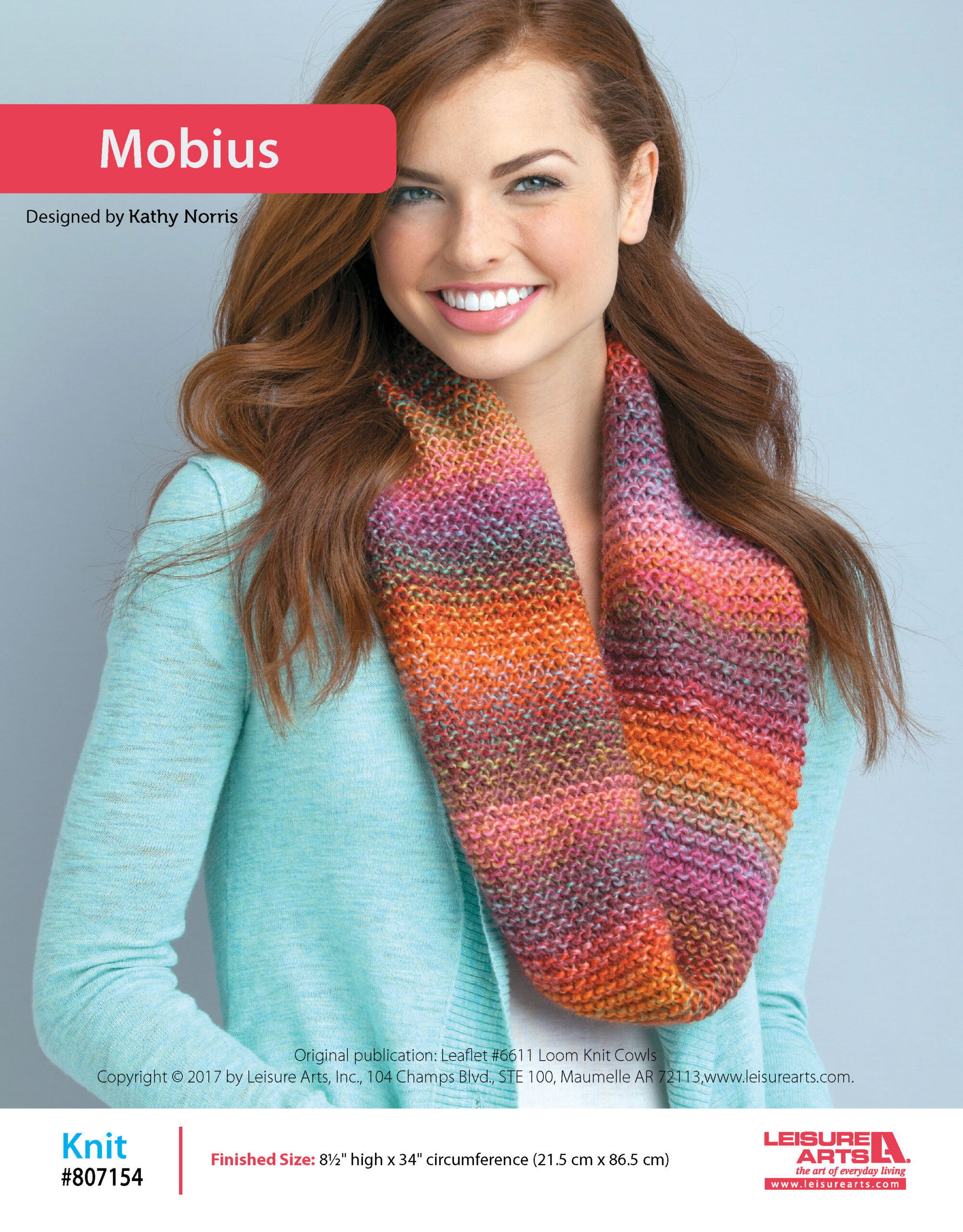 Leisure Arts ePattern Big Book of Loom Knit Cowls Mobius