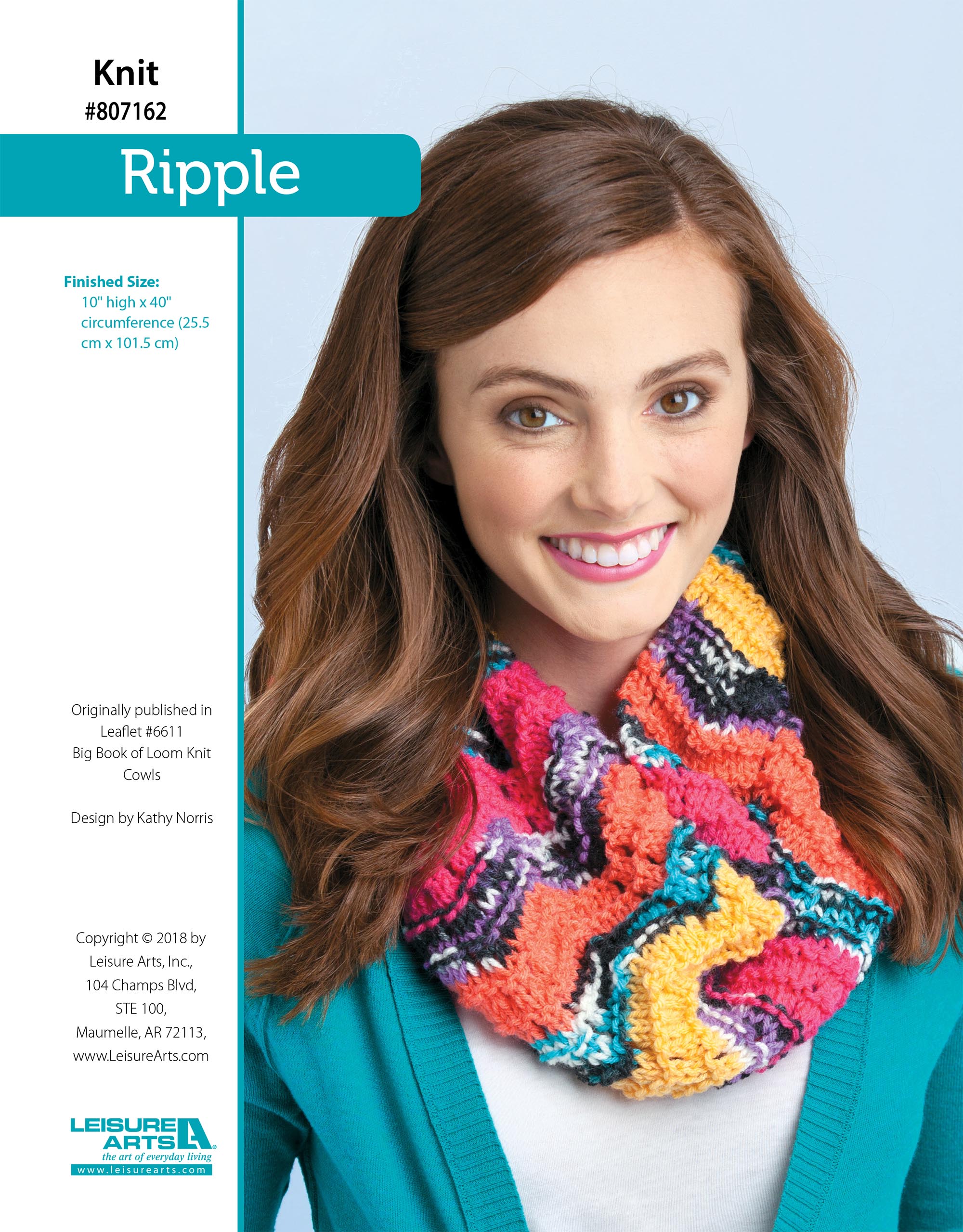 Leisure Arts Big Book of Loom Knit Cowls Ripple ePattern
