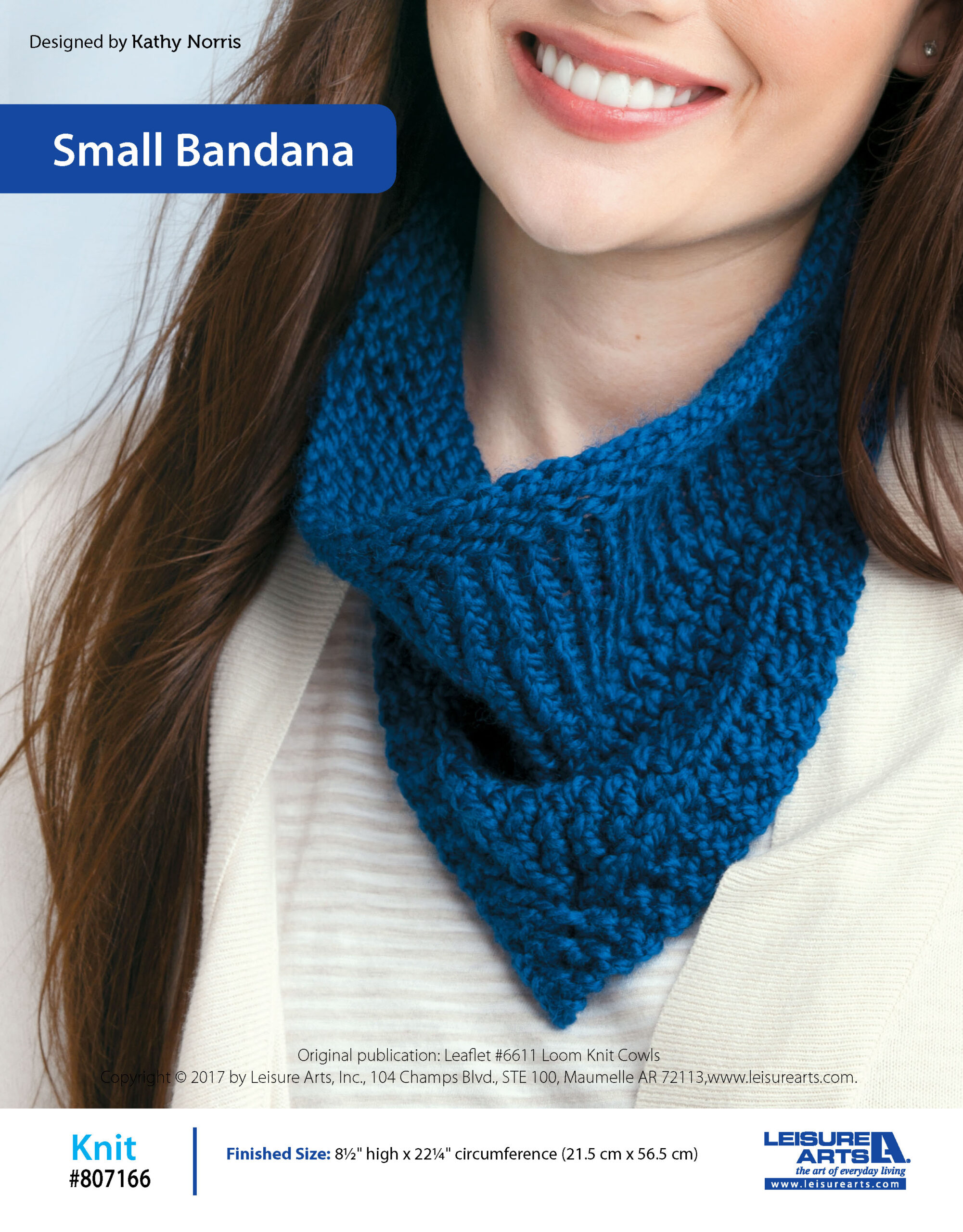 Leisure Arts ePattern Big Book of Loom Knit Cowls Small Bandana