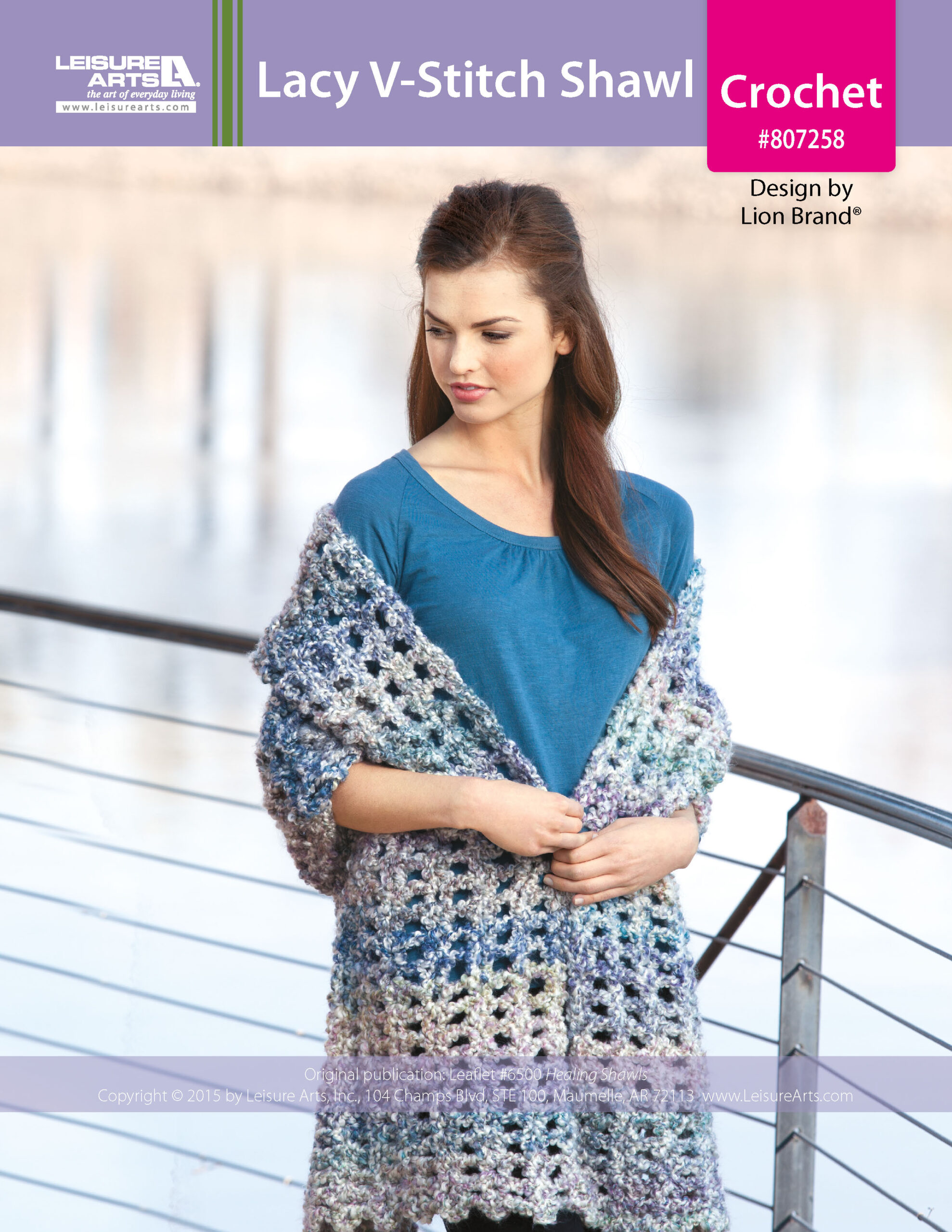 ePattern Leisure Arts Lacy VStitch Shawl