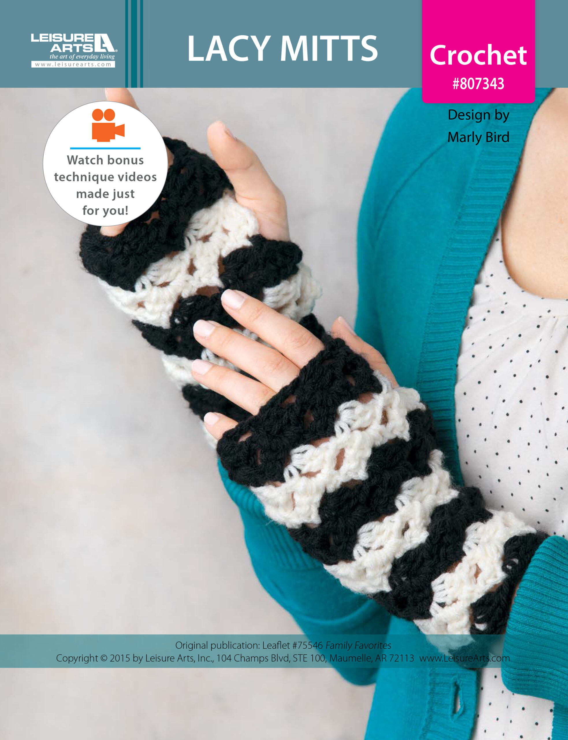 Leisure Arts ePattern Lacy Mitts