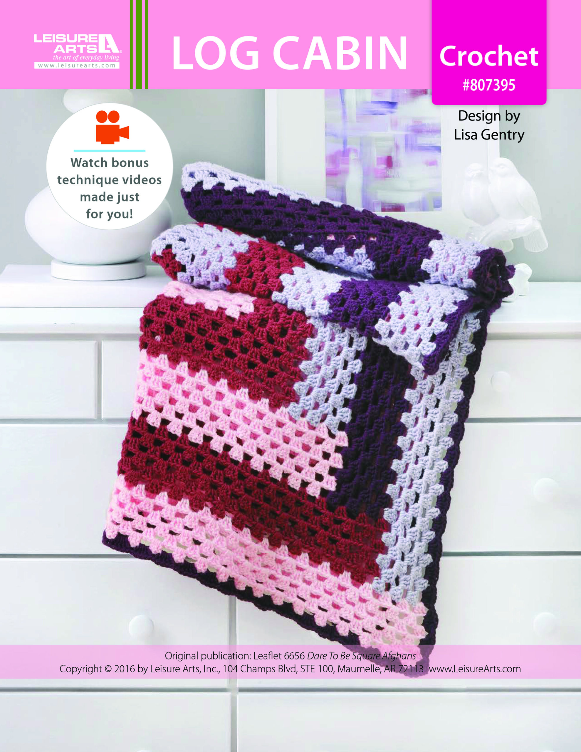 Leisure Arts ePattern Log Cabin