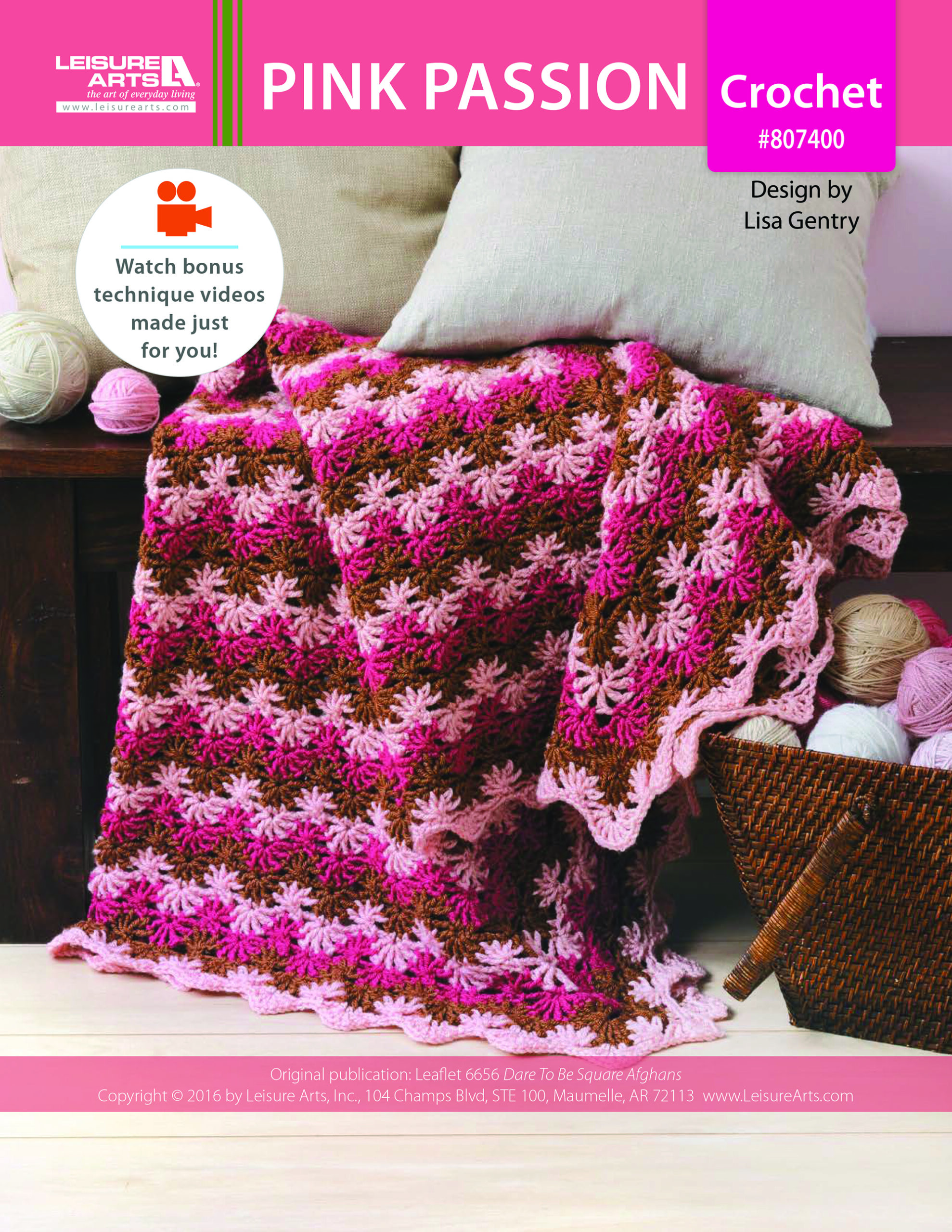 Leisure Arts ePattern Pink Passion