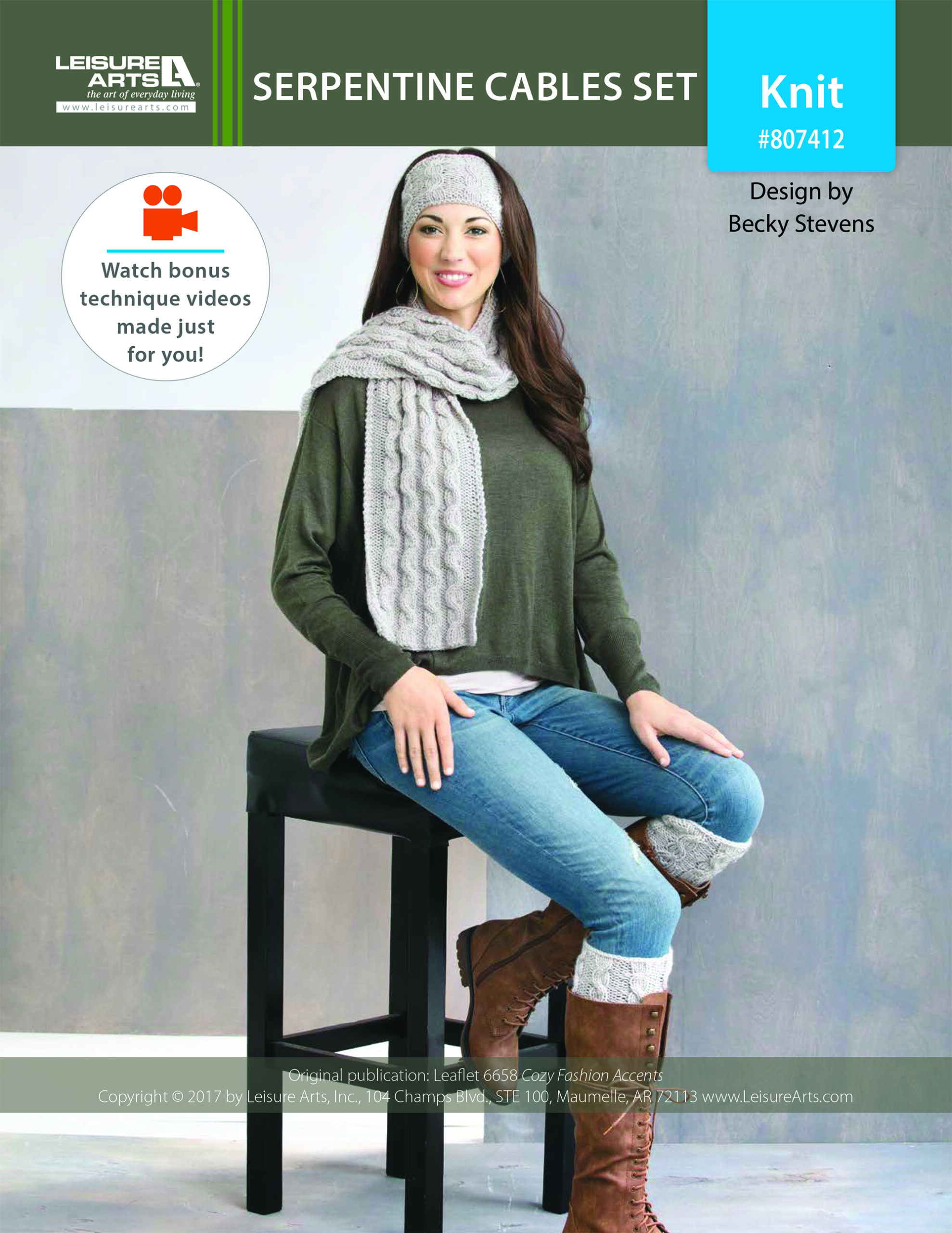 Leisure Arts ePattern Serpentine Cables Set