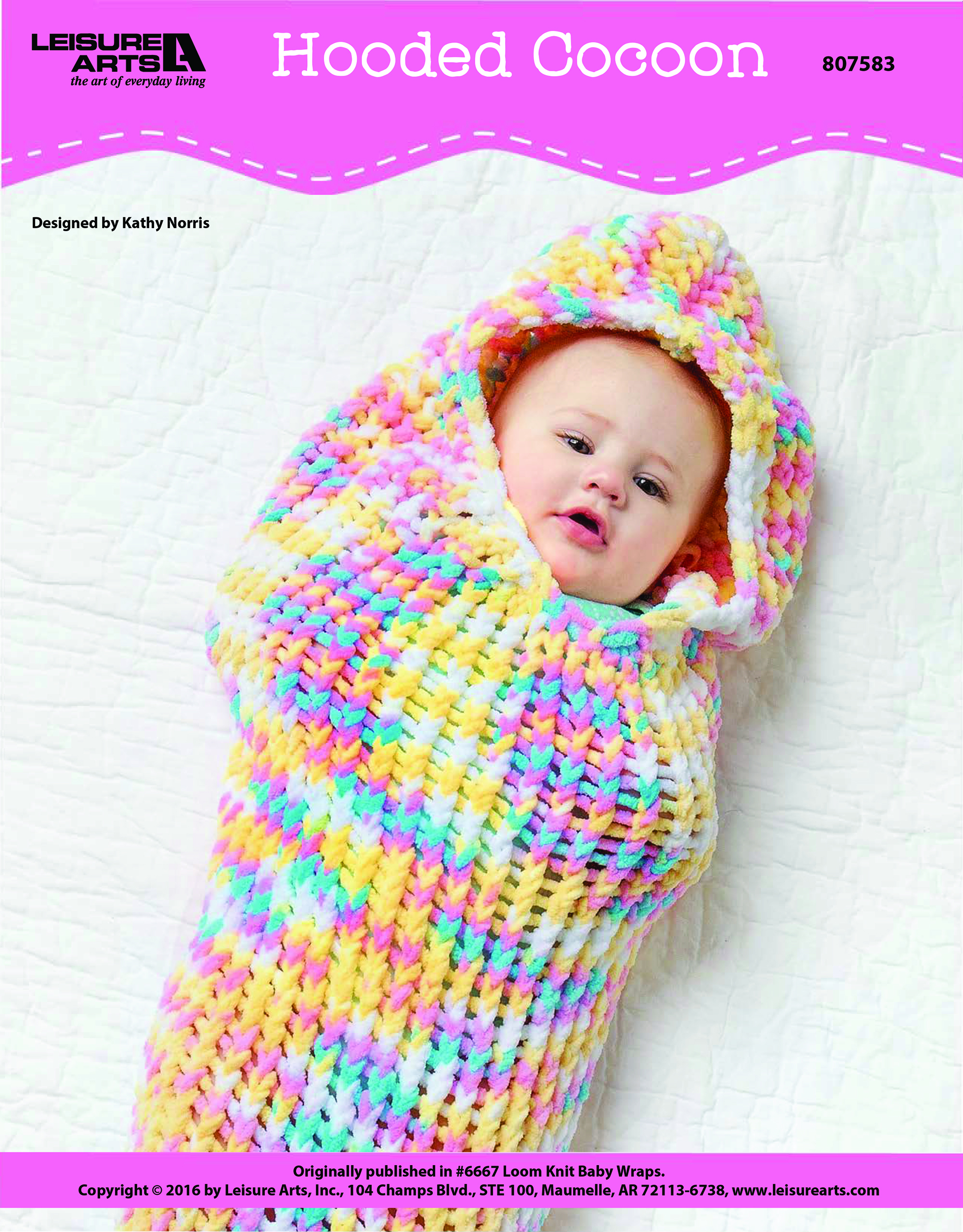 Leisure Arts ePattern Hooded Cocoon