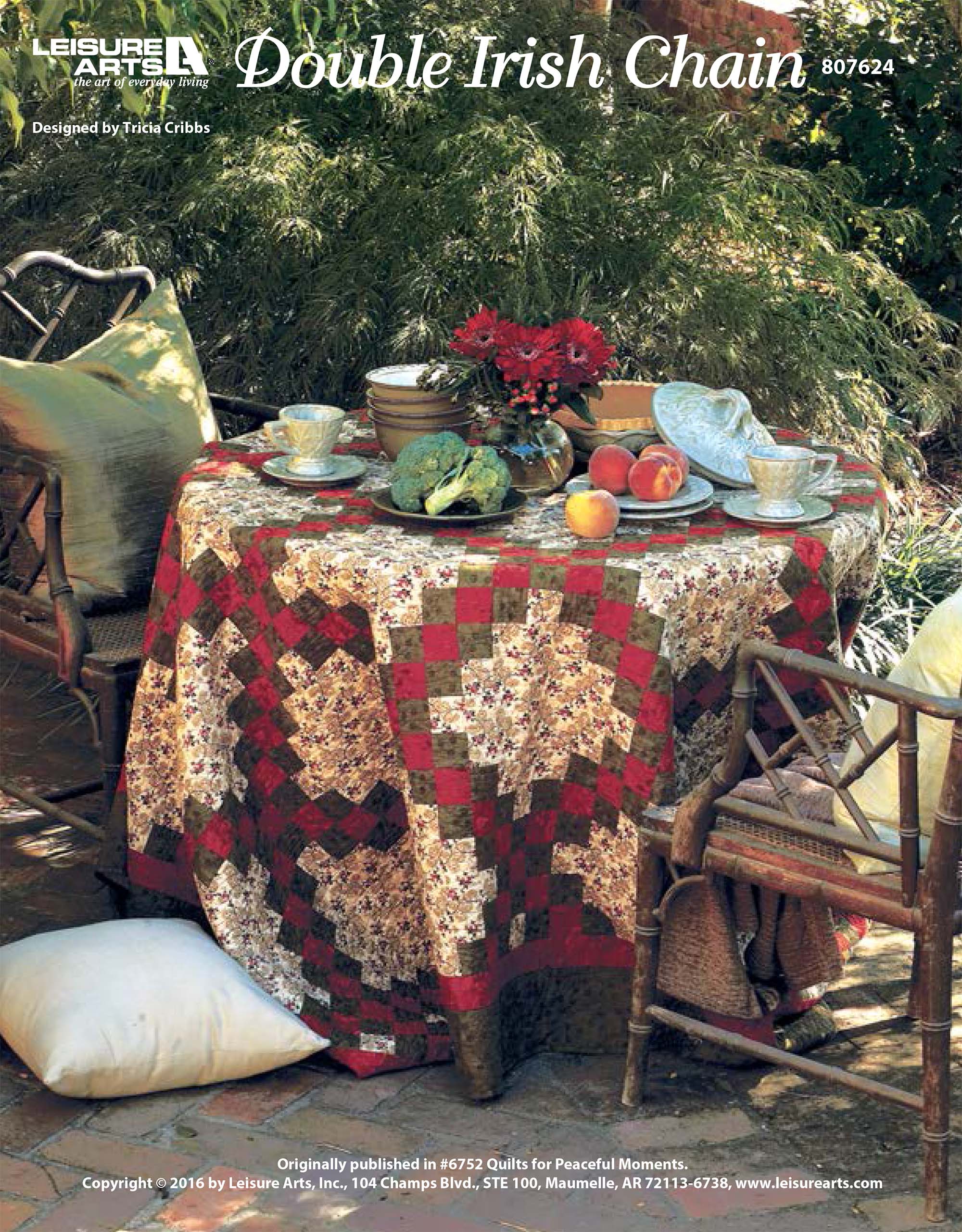 Leisure Arts Quilts For Peaceful Moments Double Irish Chain Quilt ePattern